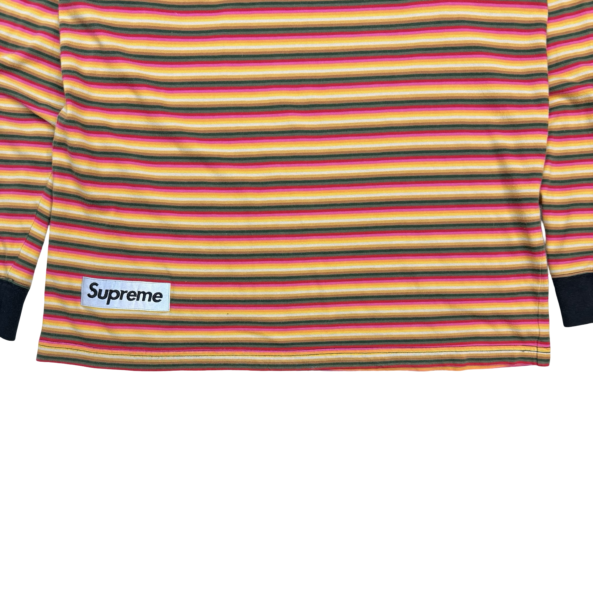 Supreme Multi Stripe L/S Tee Multicolour