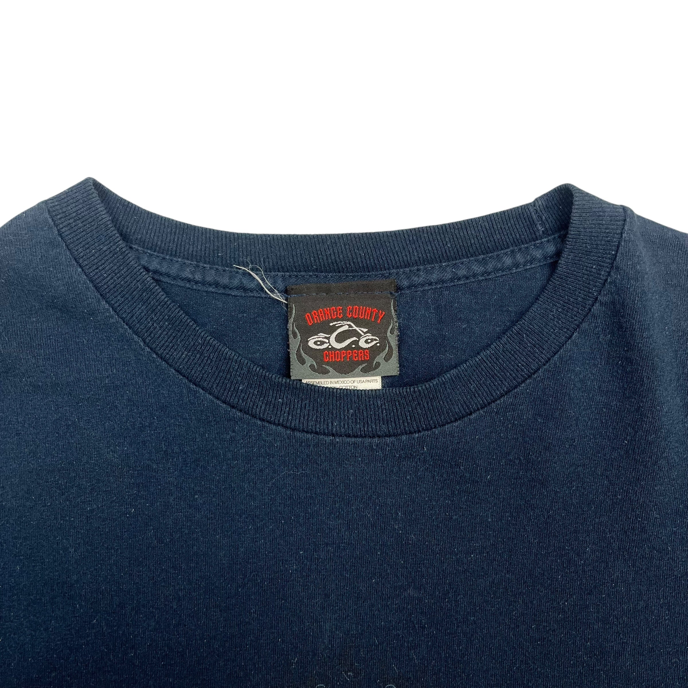 2004 Orange County Choppers Long Sleeve Tee Navy Blue