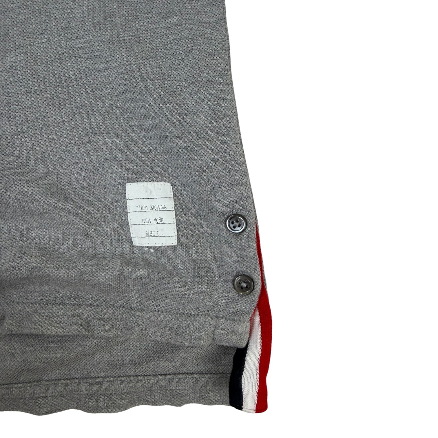 Thom Browne Side Slits Relaxed T-Shirt Grey