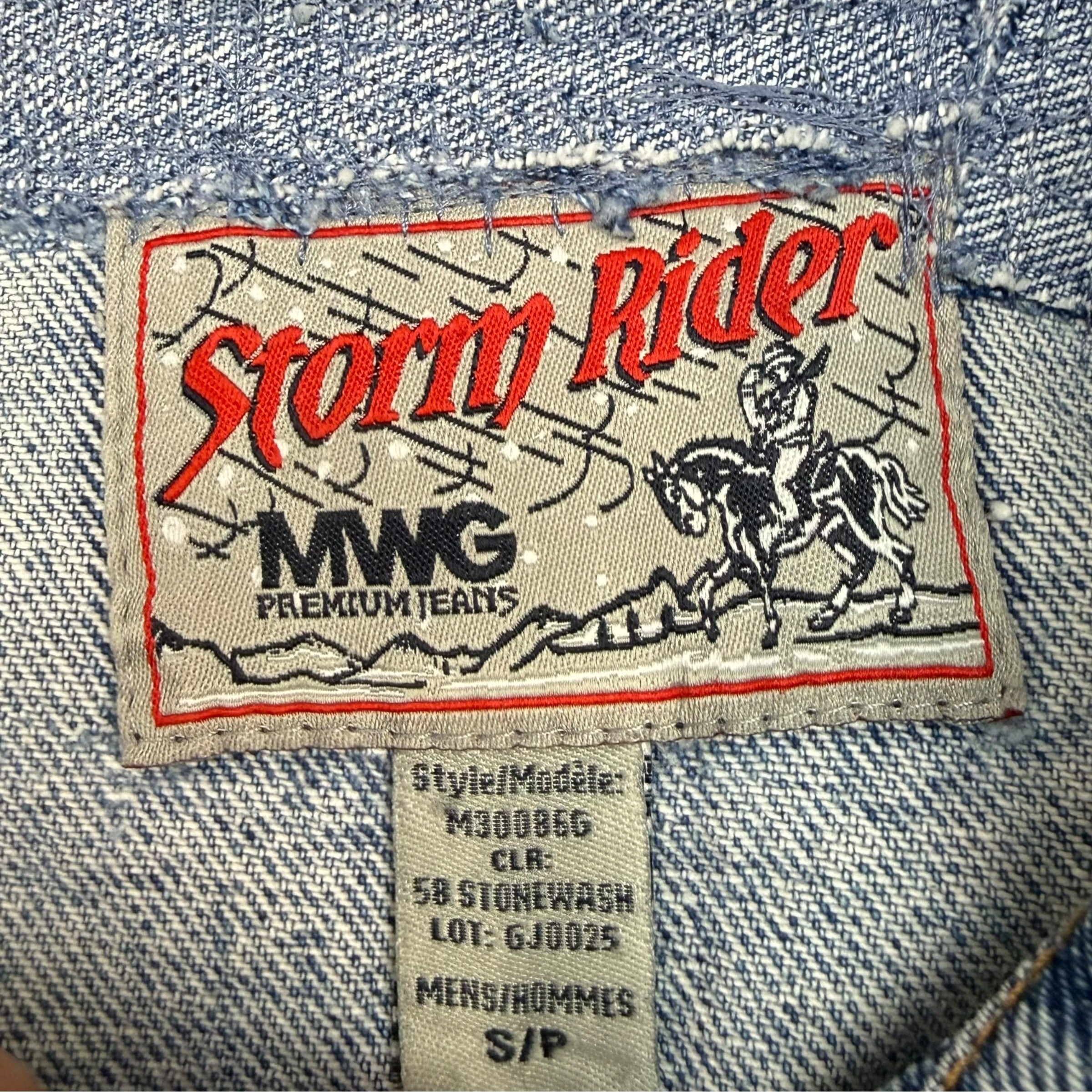 Vintage MWG StormRider Denim Jacket Light Wash