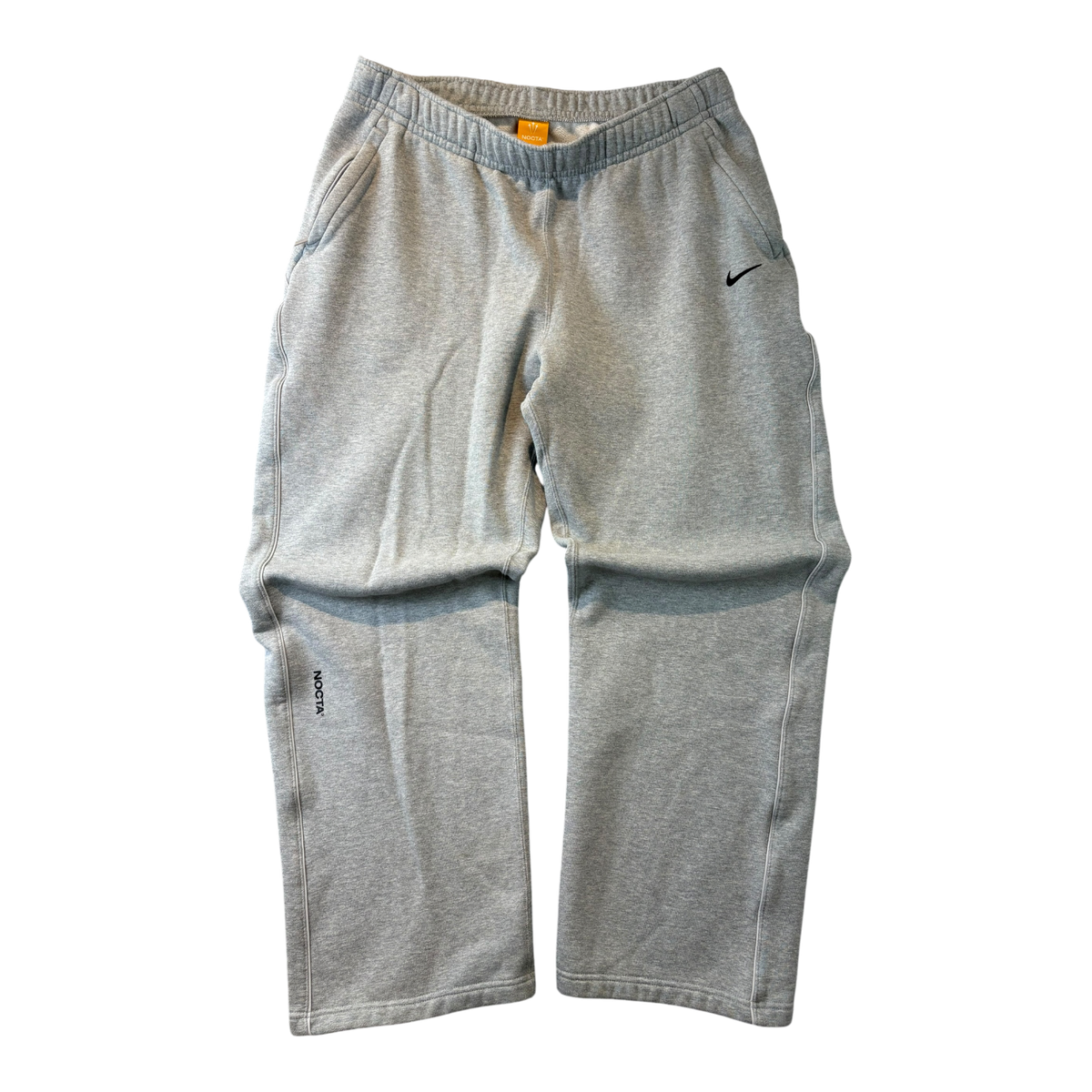 Nike Nocta Fleece CS Open Hem Sweatpants Grey