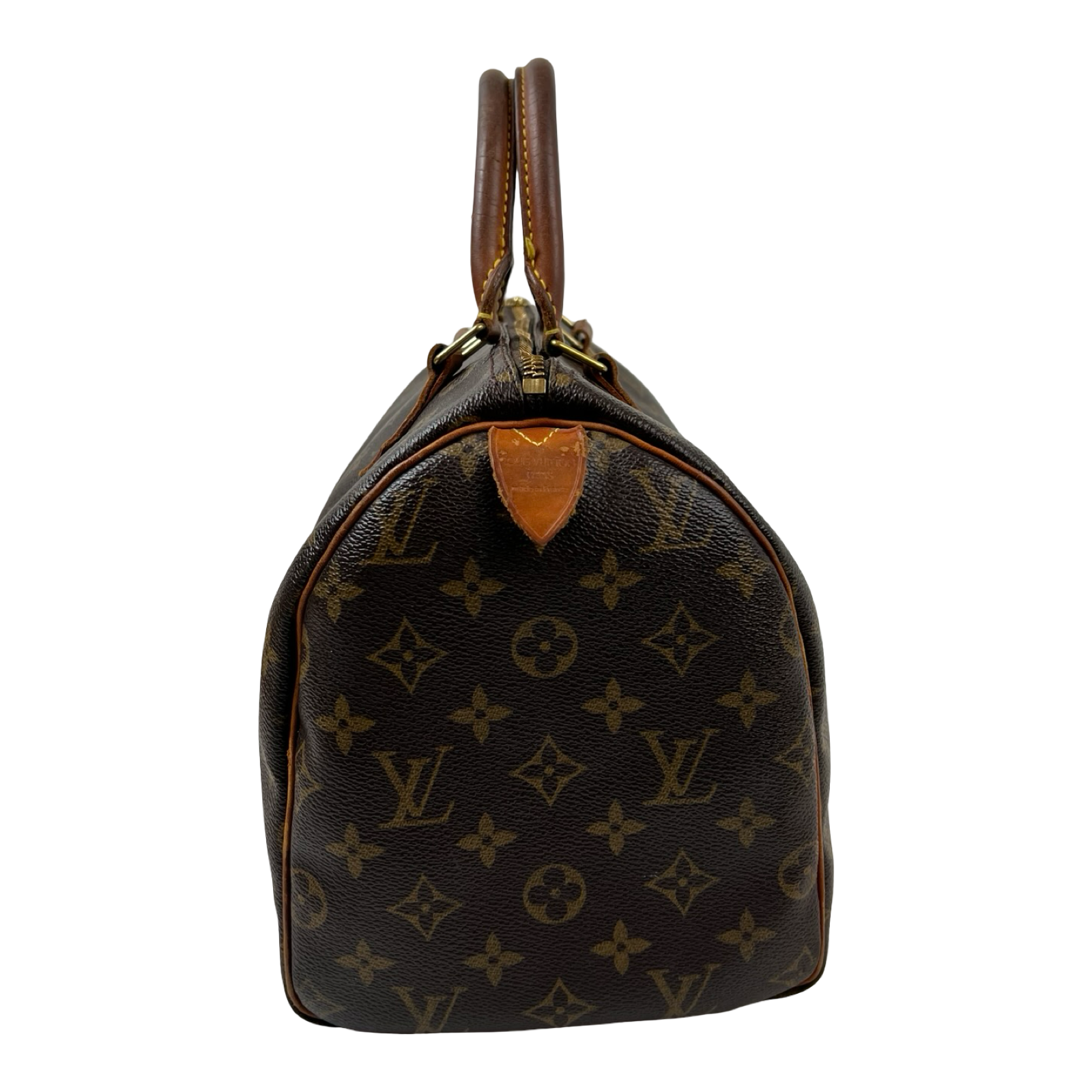 Vintage Louis Vuitton Monogram Speedy 30 Canvas Handbag