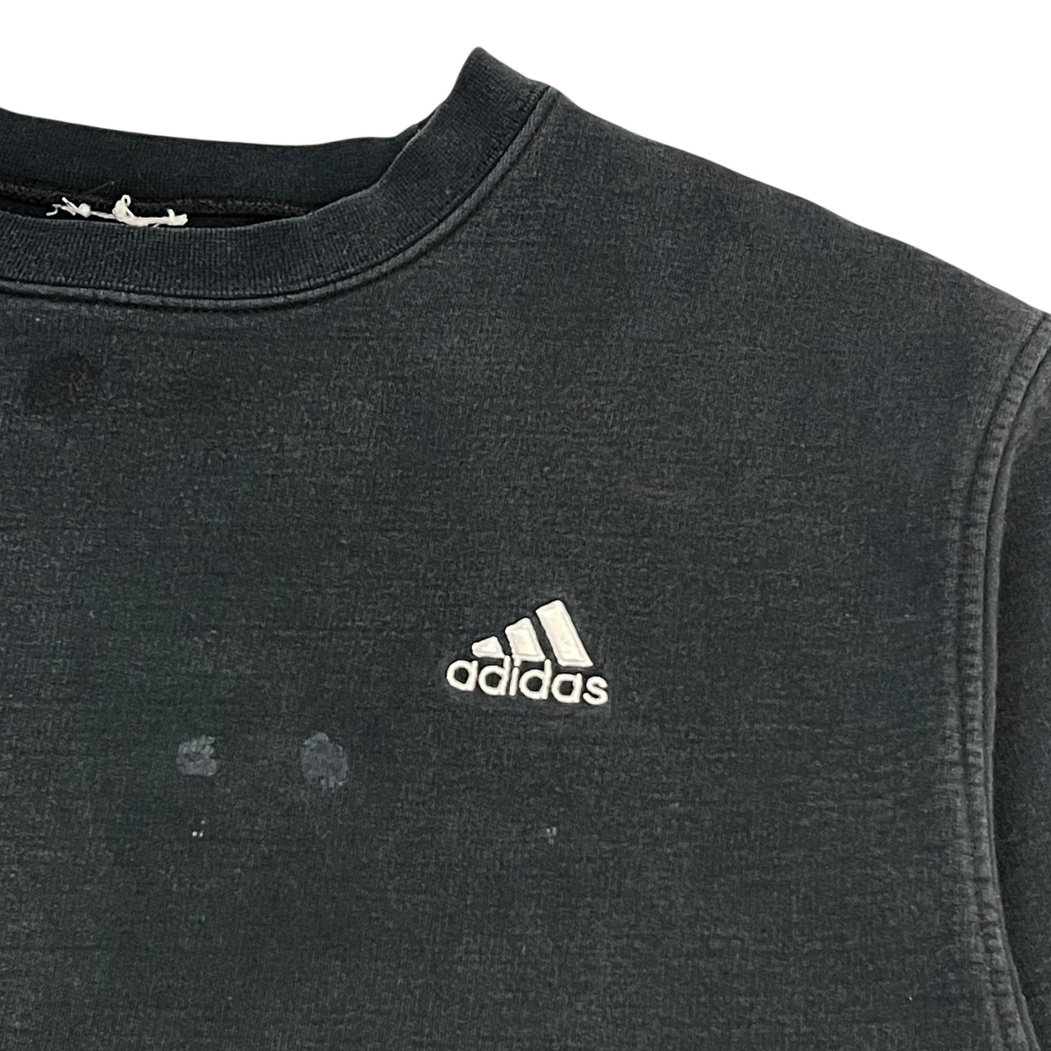 Vintage Adidas Sweatshirt Washed Black