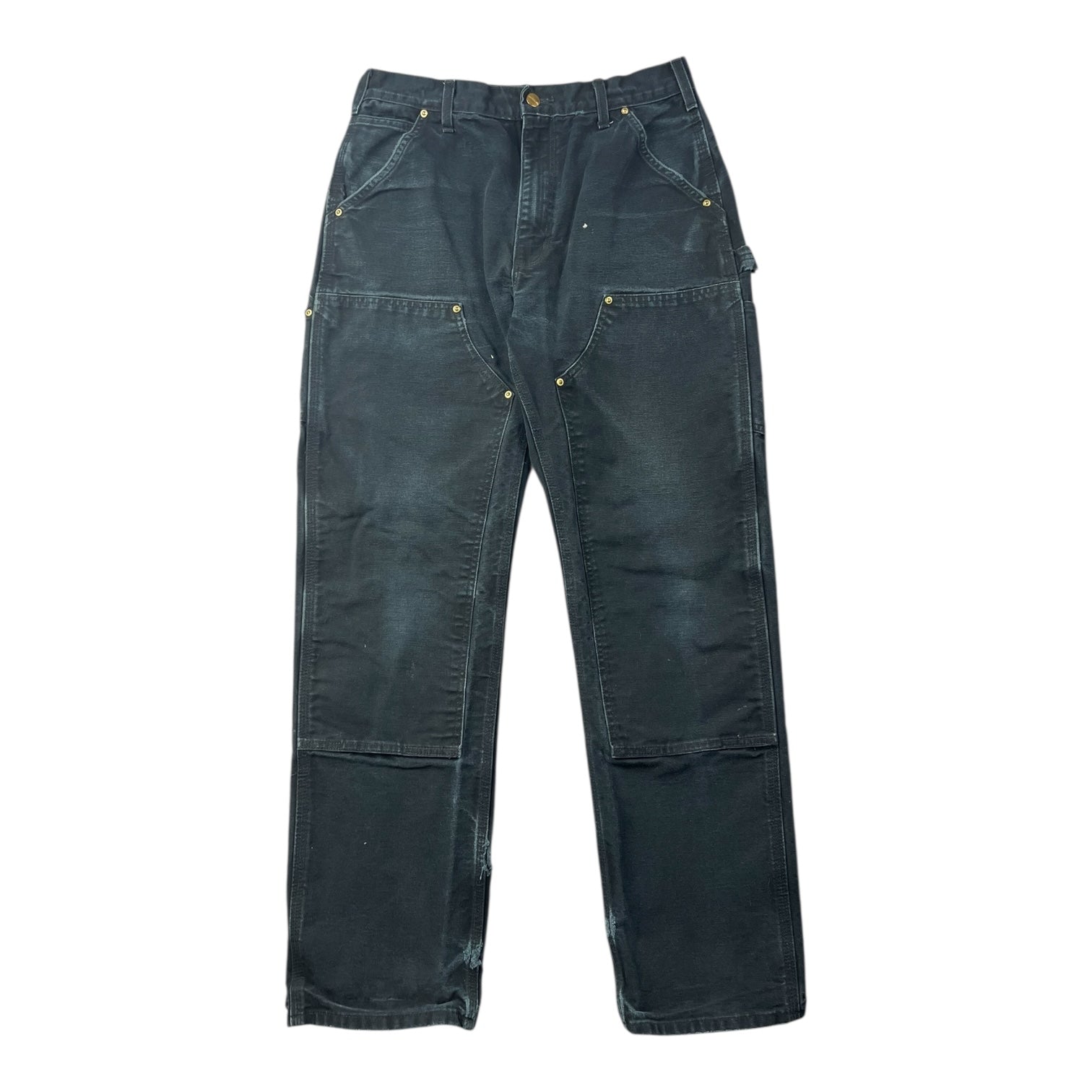 Vintage Carhartt Double Knee Pants Washed Black