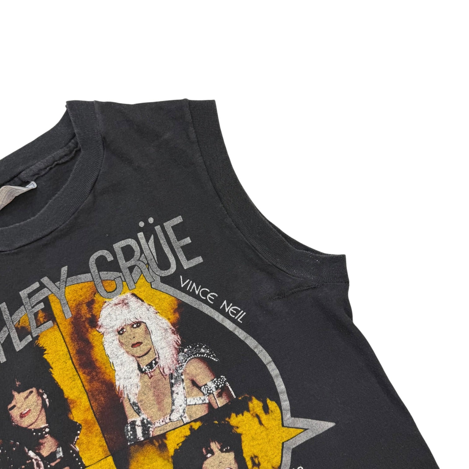 1984 Motley Crue Tank Top Black