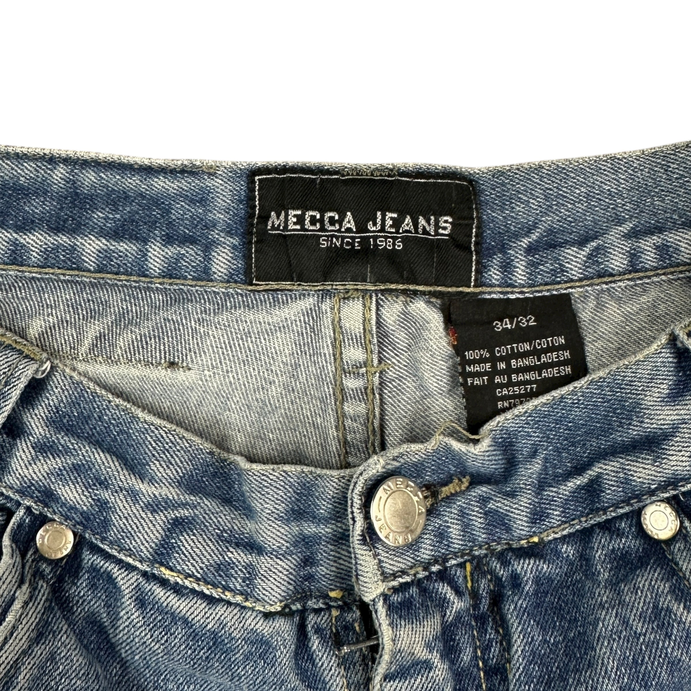 Vintage Mecca Jeans Big Pocket Light Wash Denim