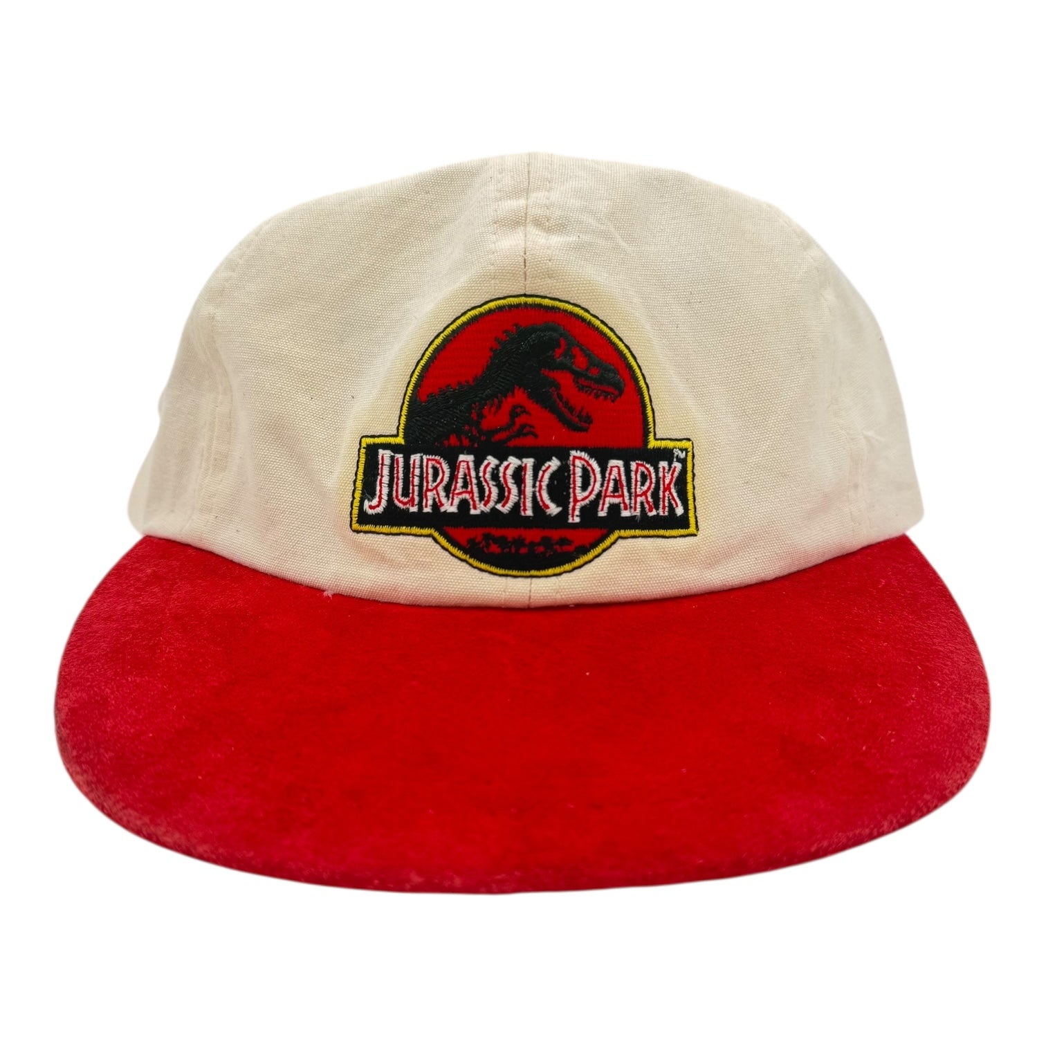 Vintage Jurassic Park Movie Promo Hat Red/White