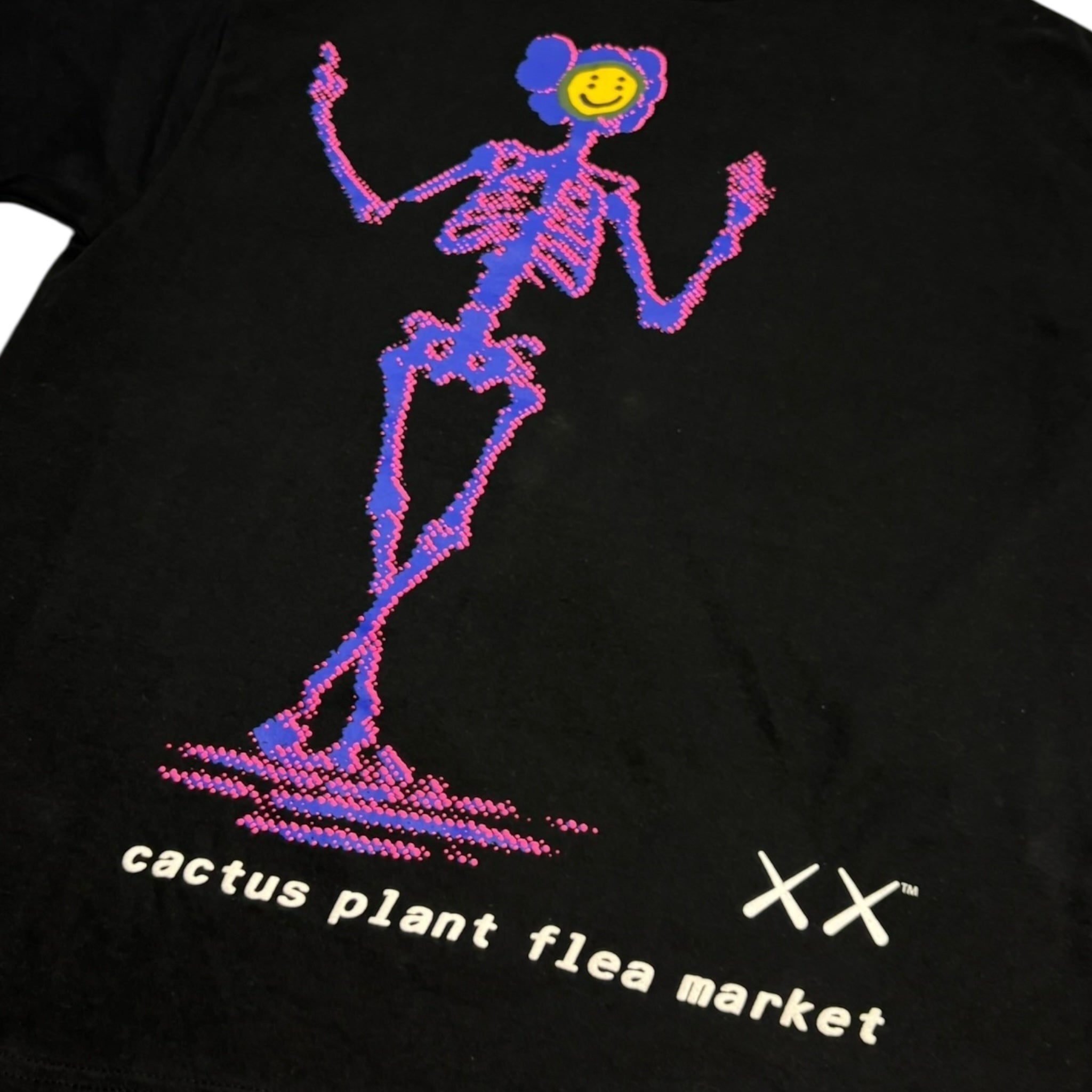 Cactus Plant Flea Market X Kaws T-Shirt Black