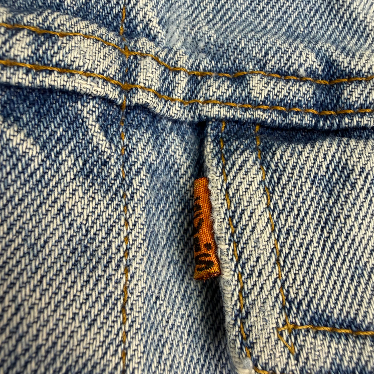 Vintage Levi’s Orange Tab Light Wash Denim Jacket Blue