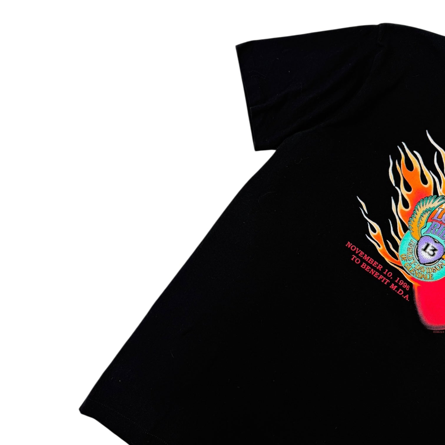 Vintage 1996 Harley Davidson Love Ride 13 T-shirt