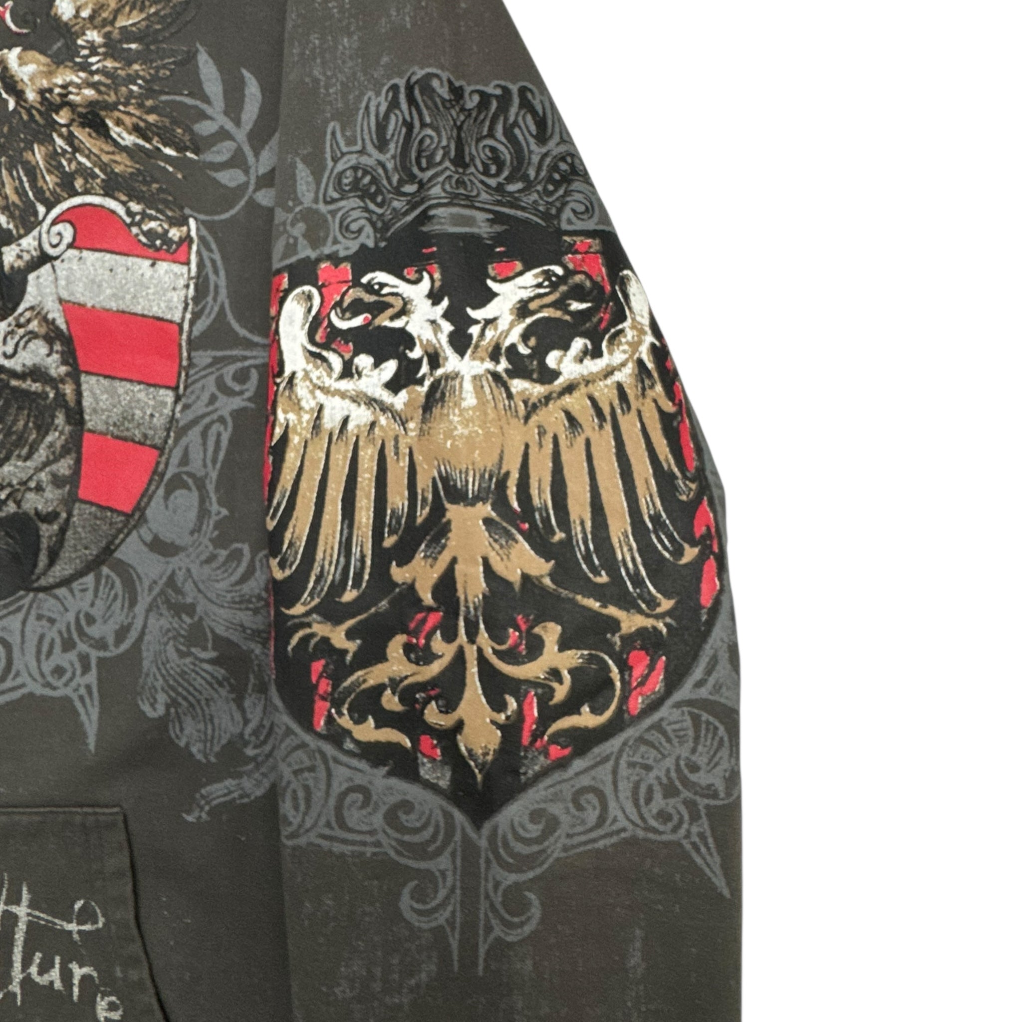 Vintage Y2K Fubu Cyber Crest Zip Up Hoodie