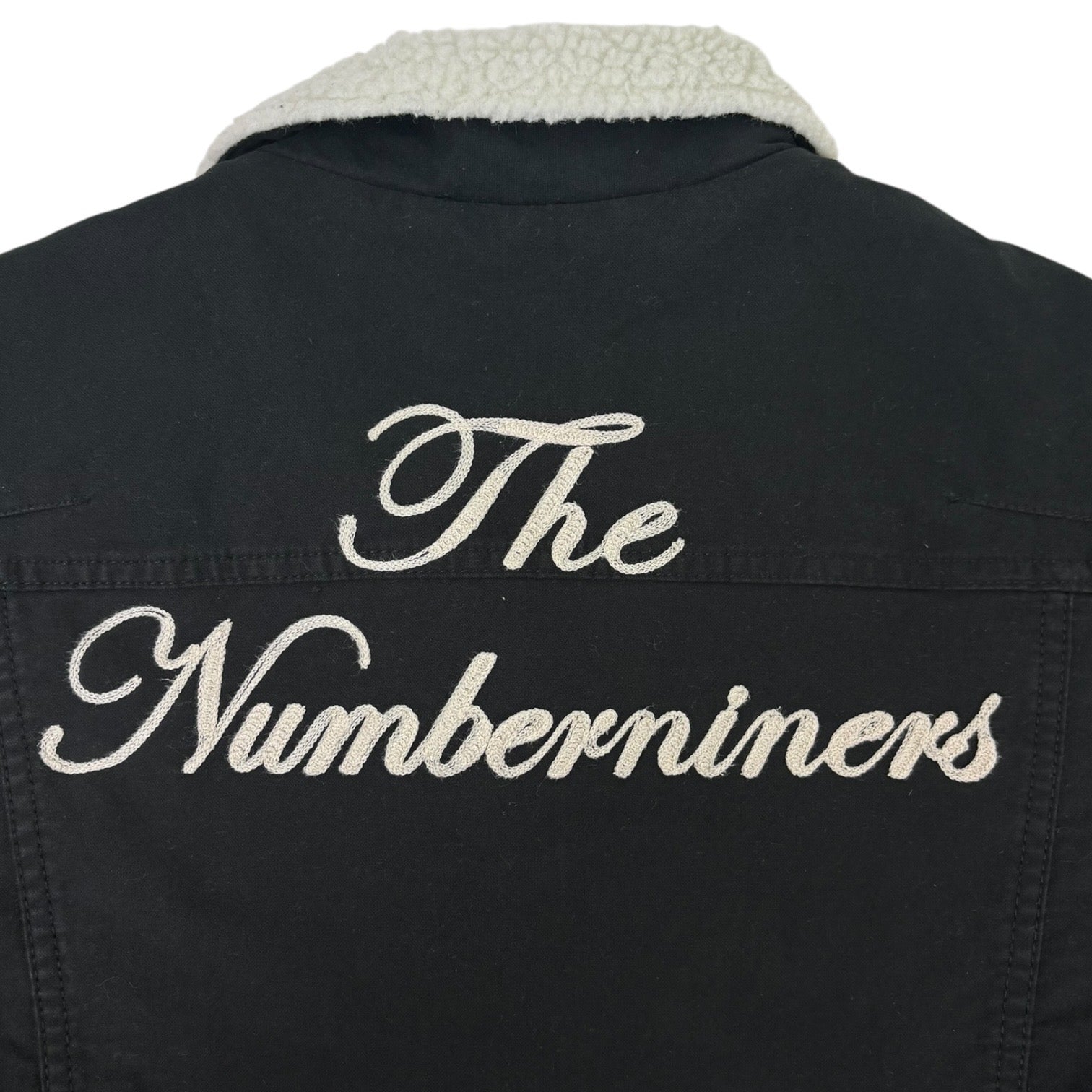 Vintage Number (N)ine Military Boa Jacket Black