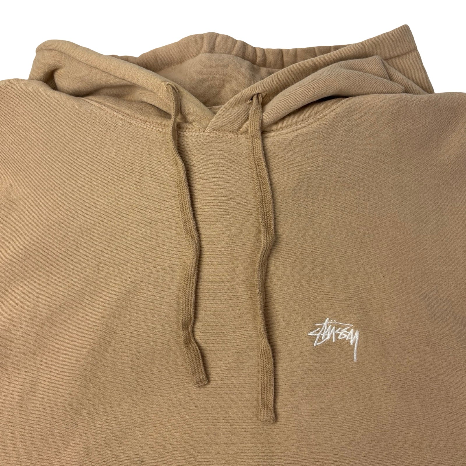 Stussy Stock Logo Pullover Hoodie Khaki