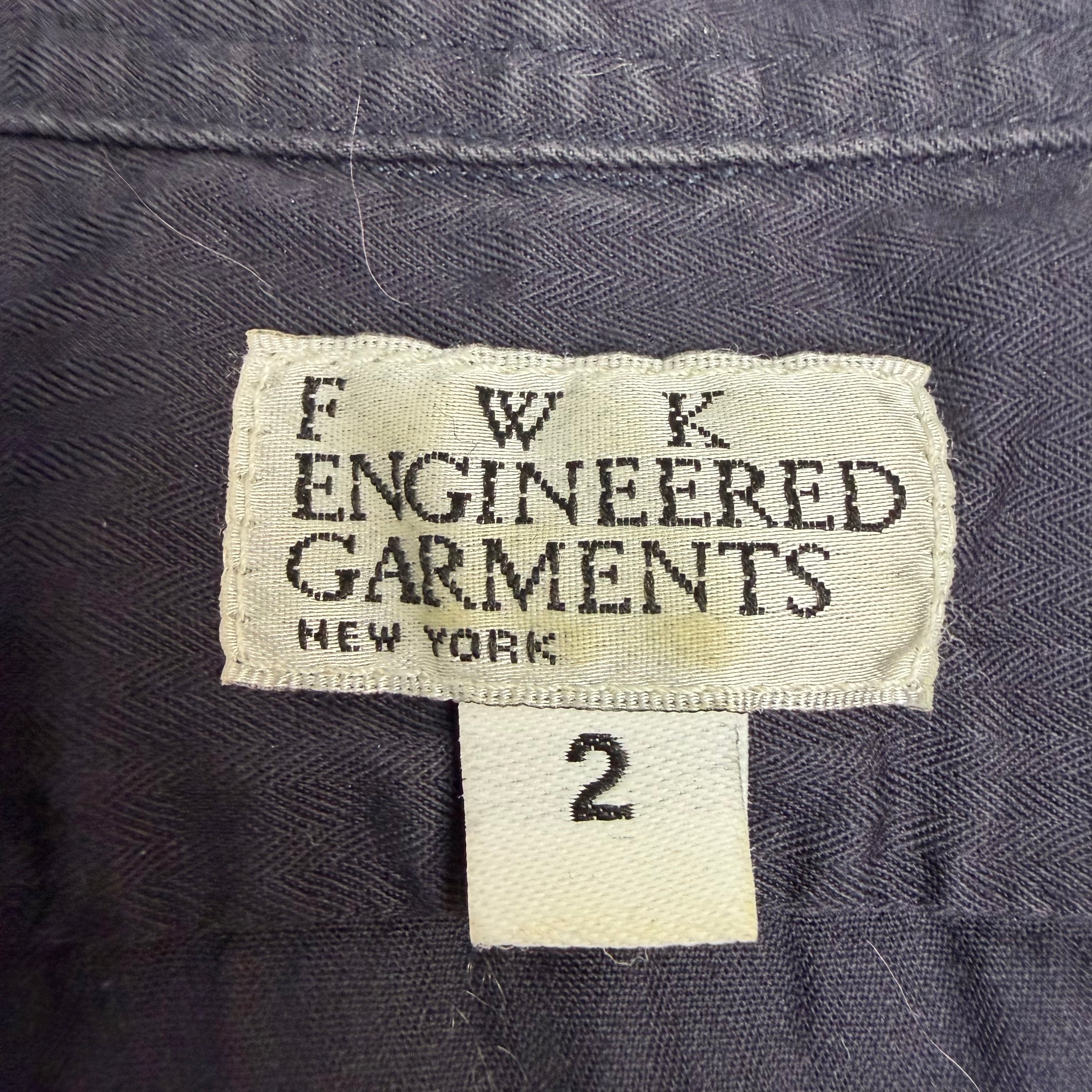 (W) Engineered Garments Utility Shirt Dress Navy