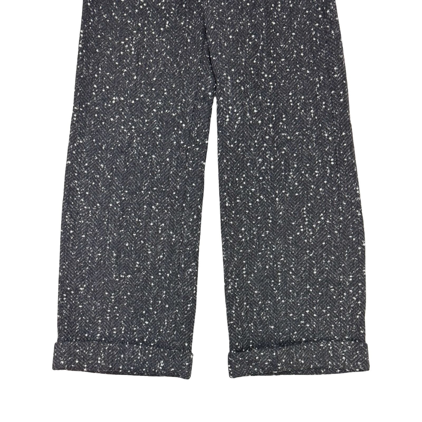 Marni Herringbone Trousers Black