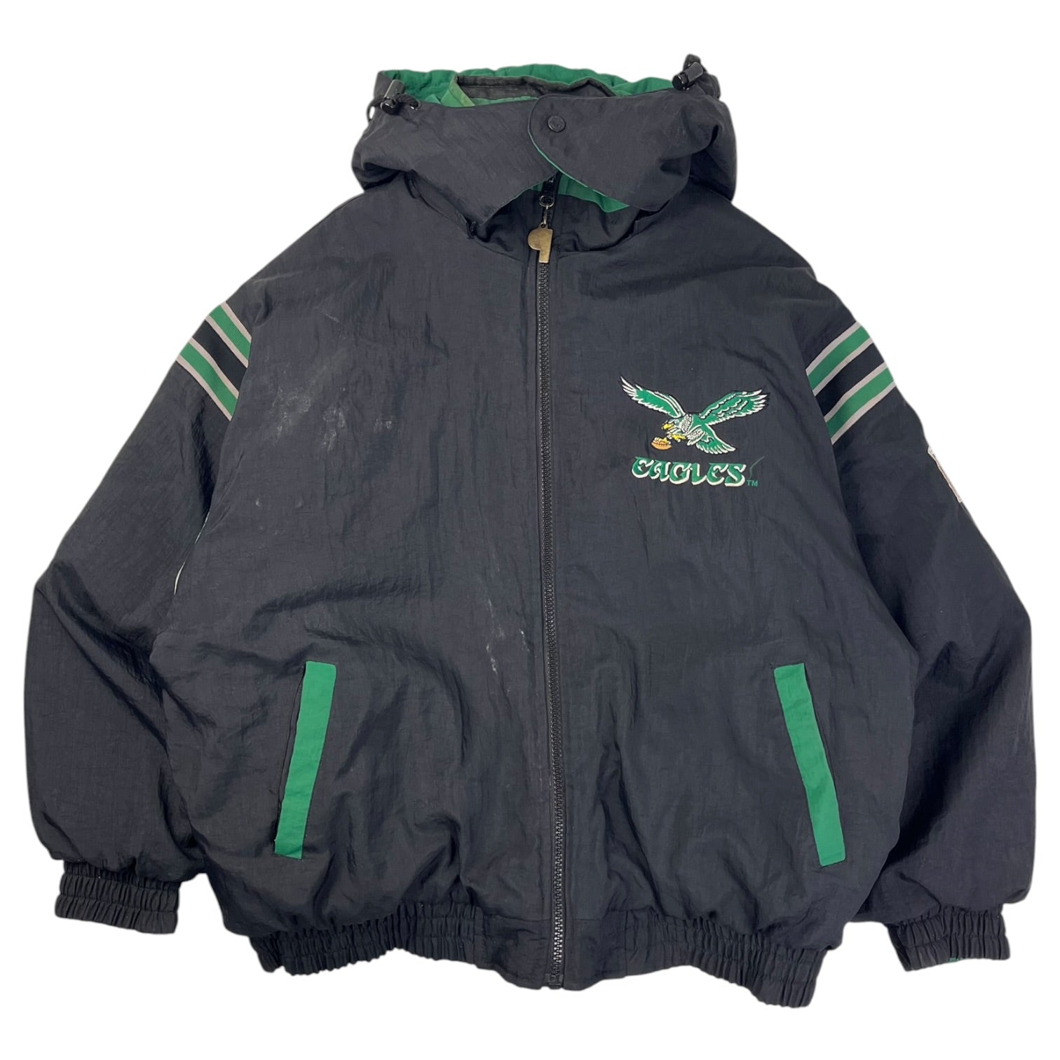 Vintage Philadelphia Eagles Reversible Full Zip Pro Player Jacket