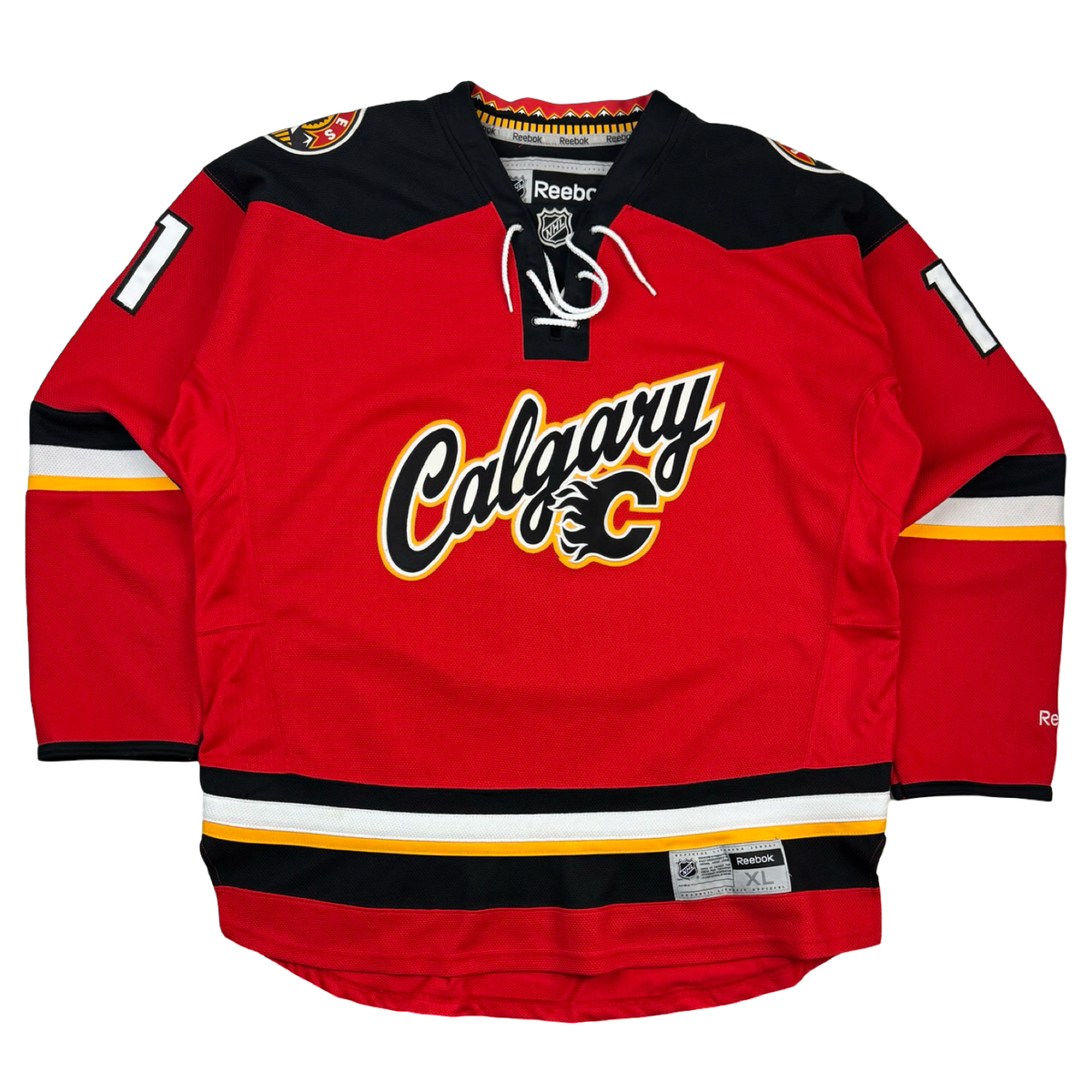 Vintage Calgary Flames #11 Mikael Backlund NHL Jersey
