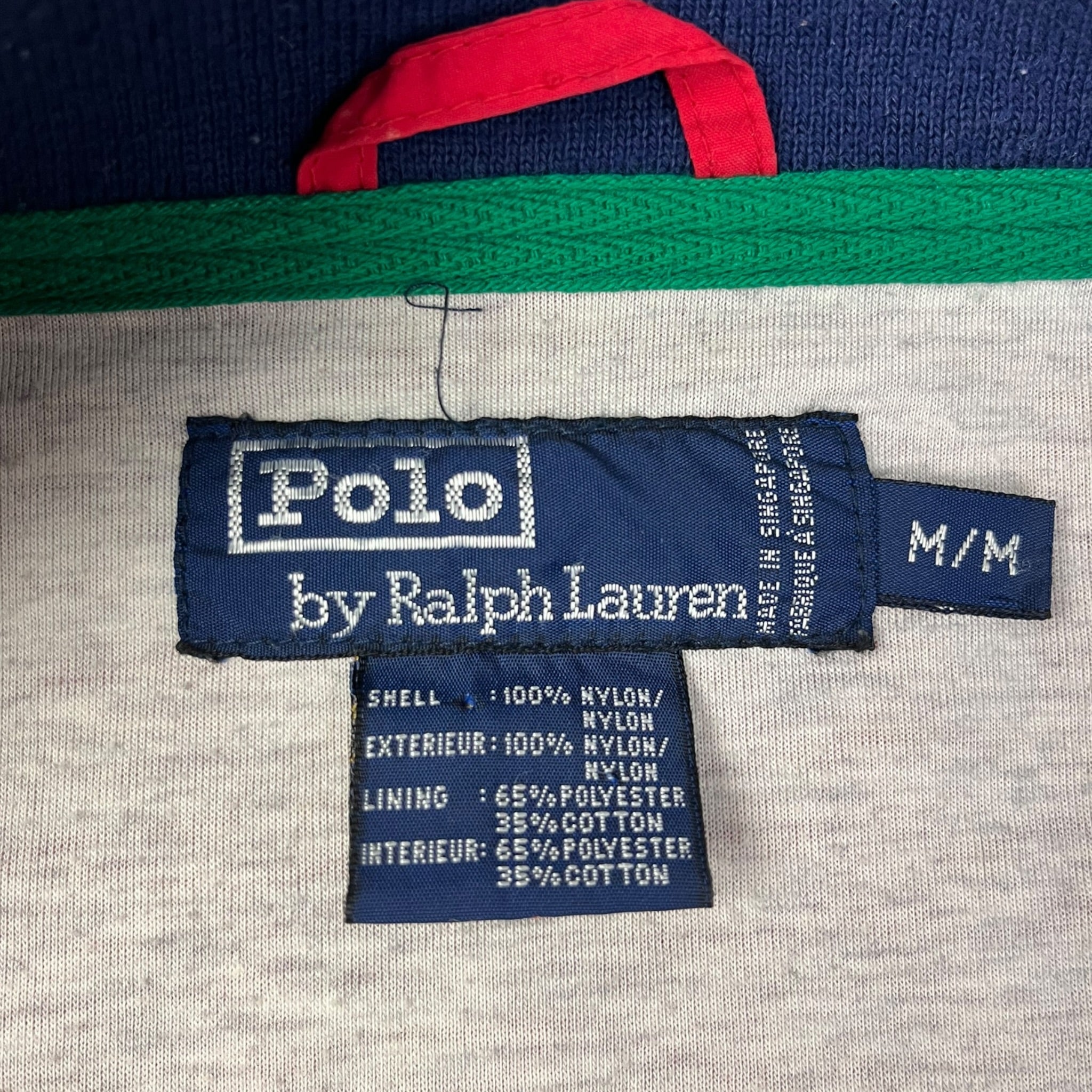 Vintage Polo Sport Nylon Bomber Jacket