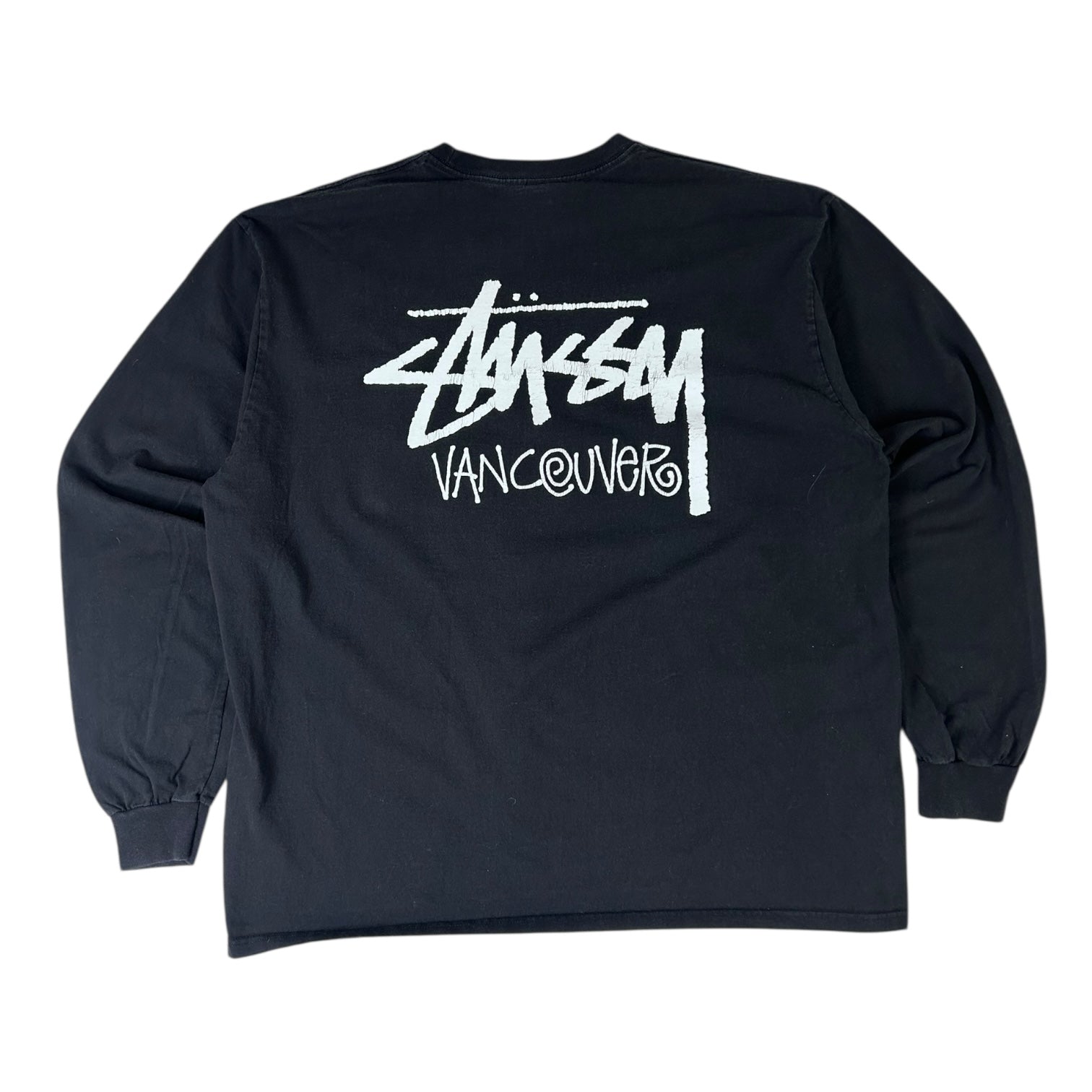 Stussy Chapter Vancouver Long Sleeve Shirt Black