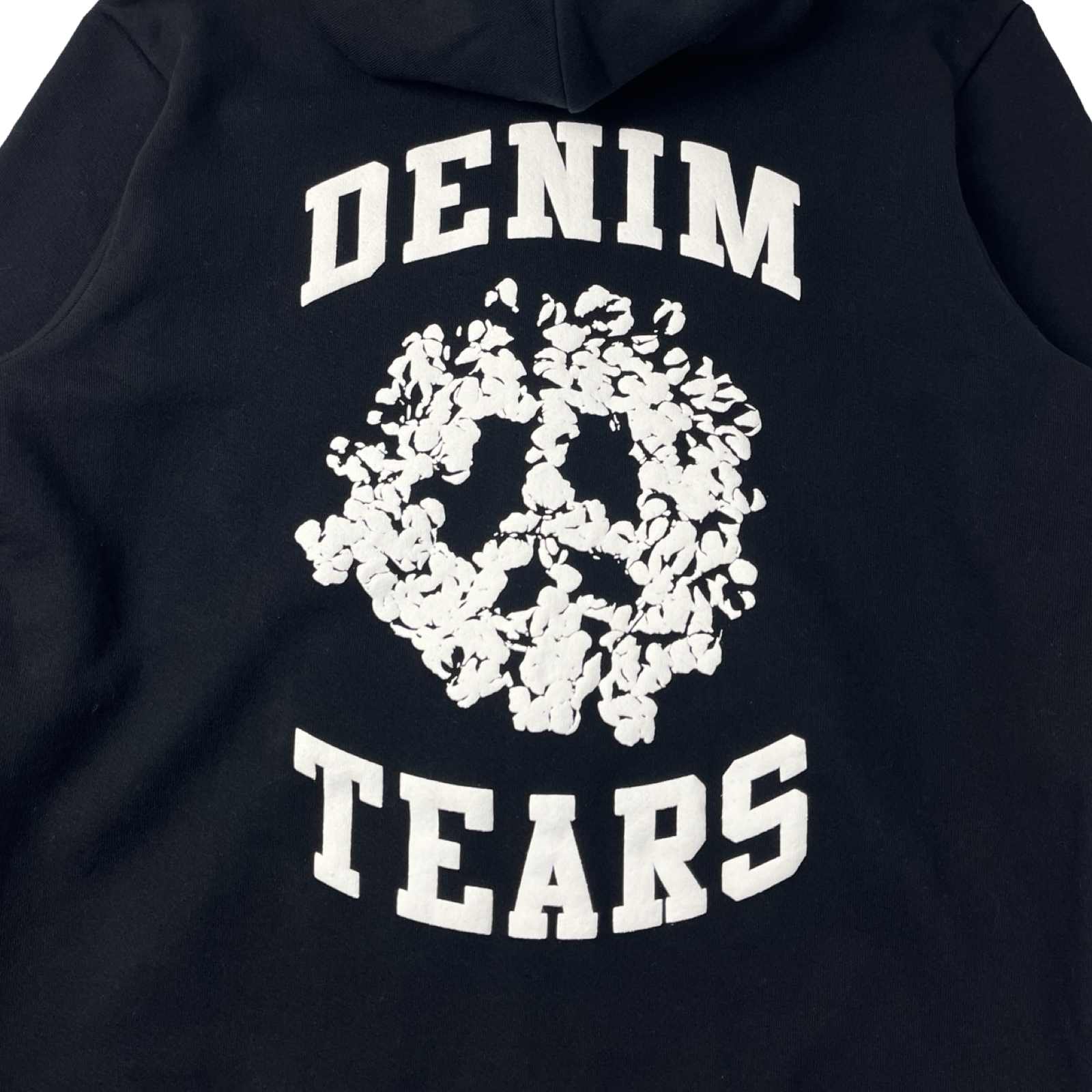 Denim Tears Denim University Zip Hoodie Black/White
