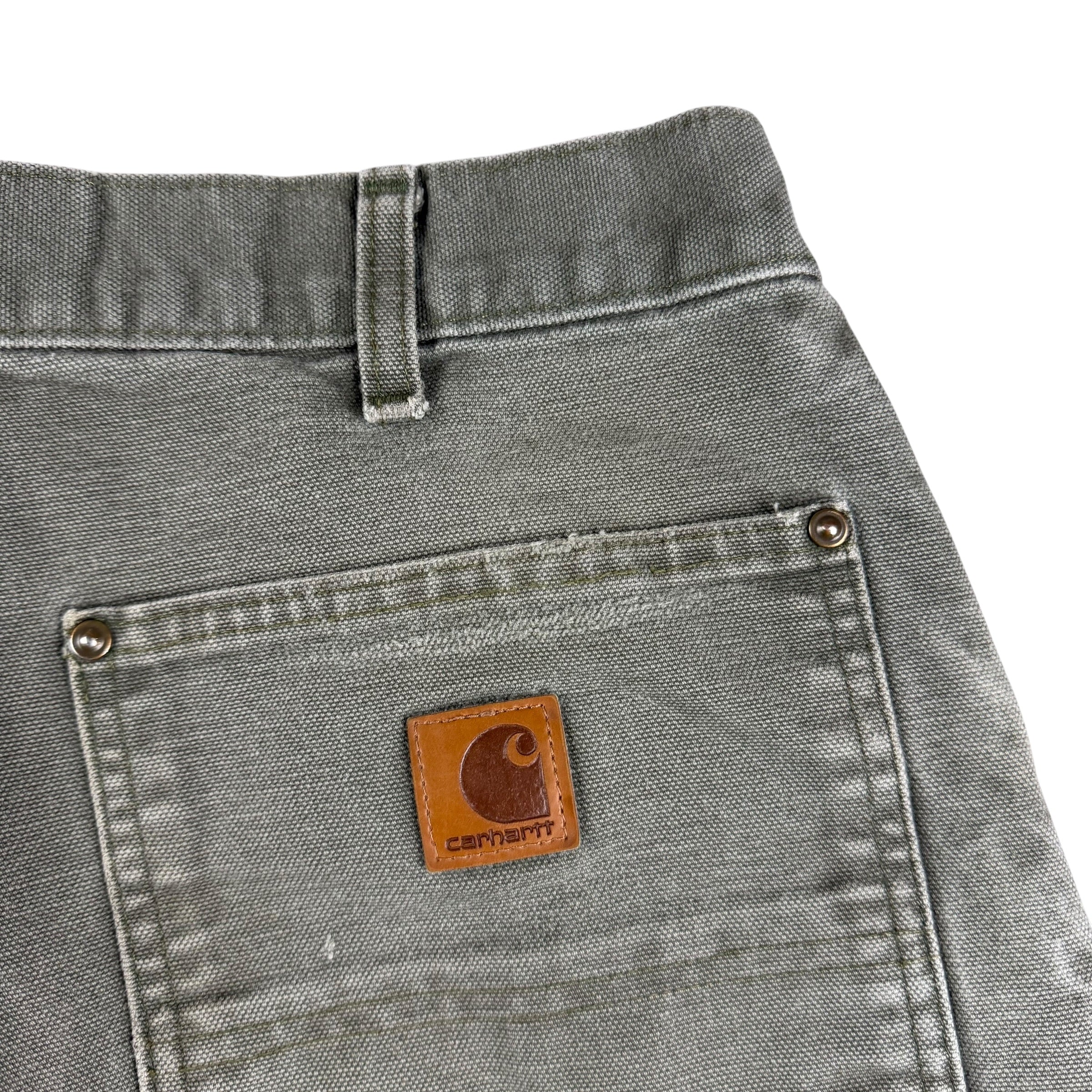Vintage Carhartt Double Knee Pants Green