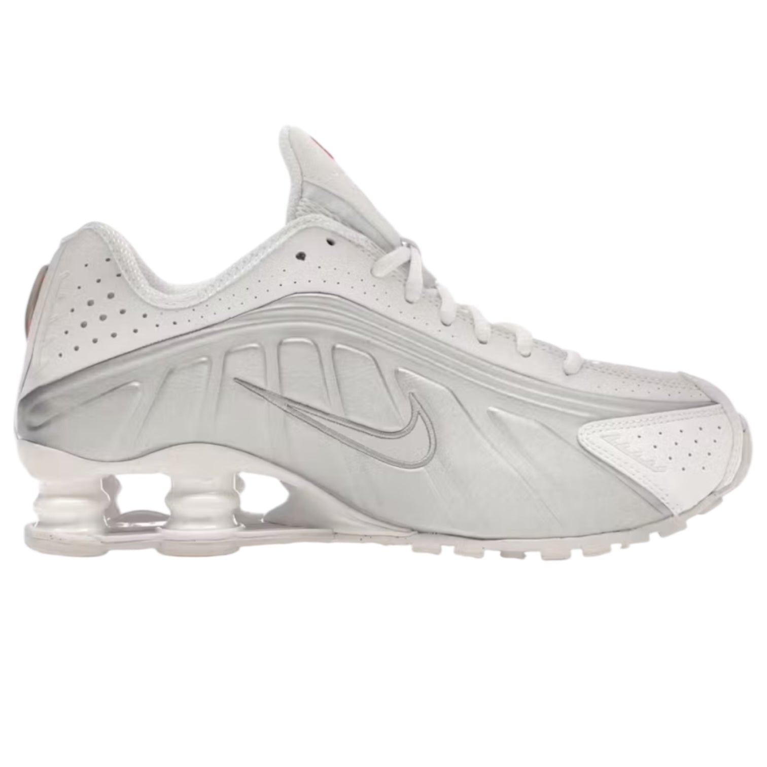 Nike Shox R4 White Metallic Silver (W) (Used)