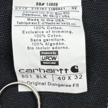 Vintage Carhartt Double Knee Pants Black