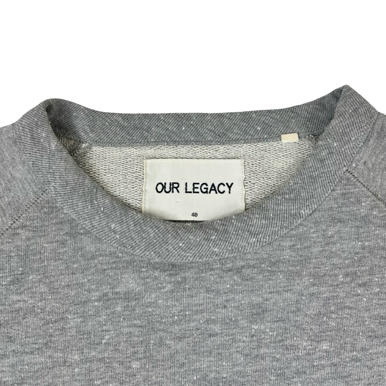 Our Legacy Melange Crewneck Sweatshirt Grey