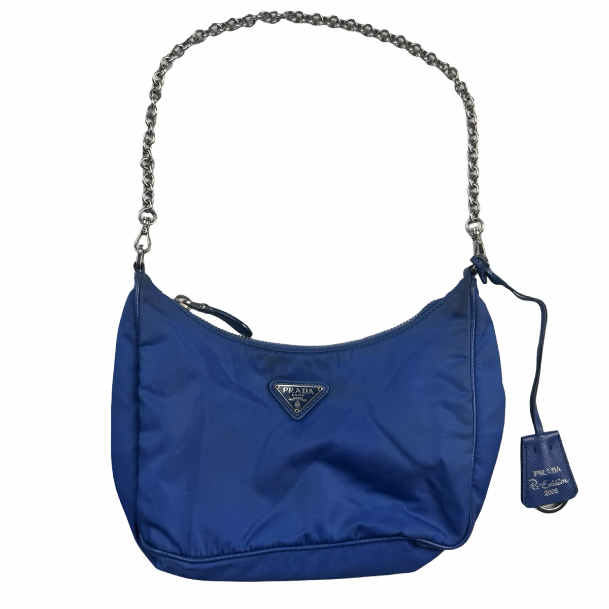 Vintage Prada Re-Edition Blue Bag