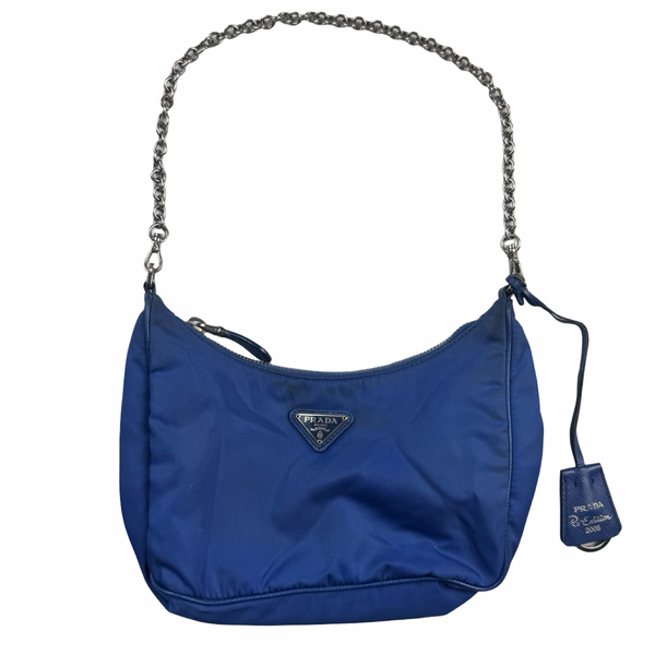 Vintage Prada Re-Edition Blue Bag