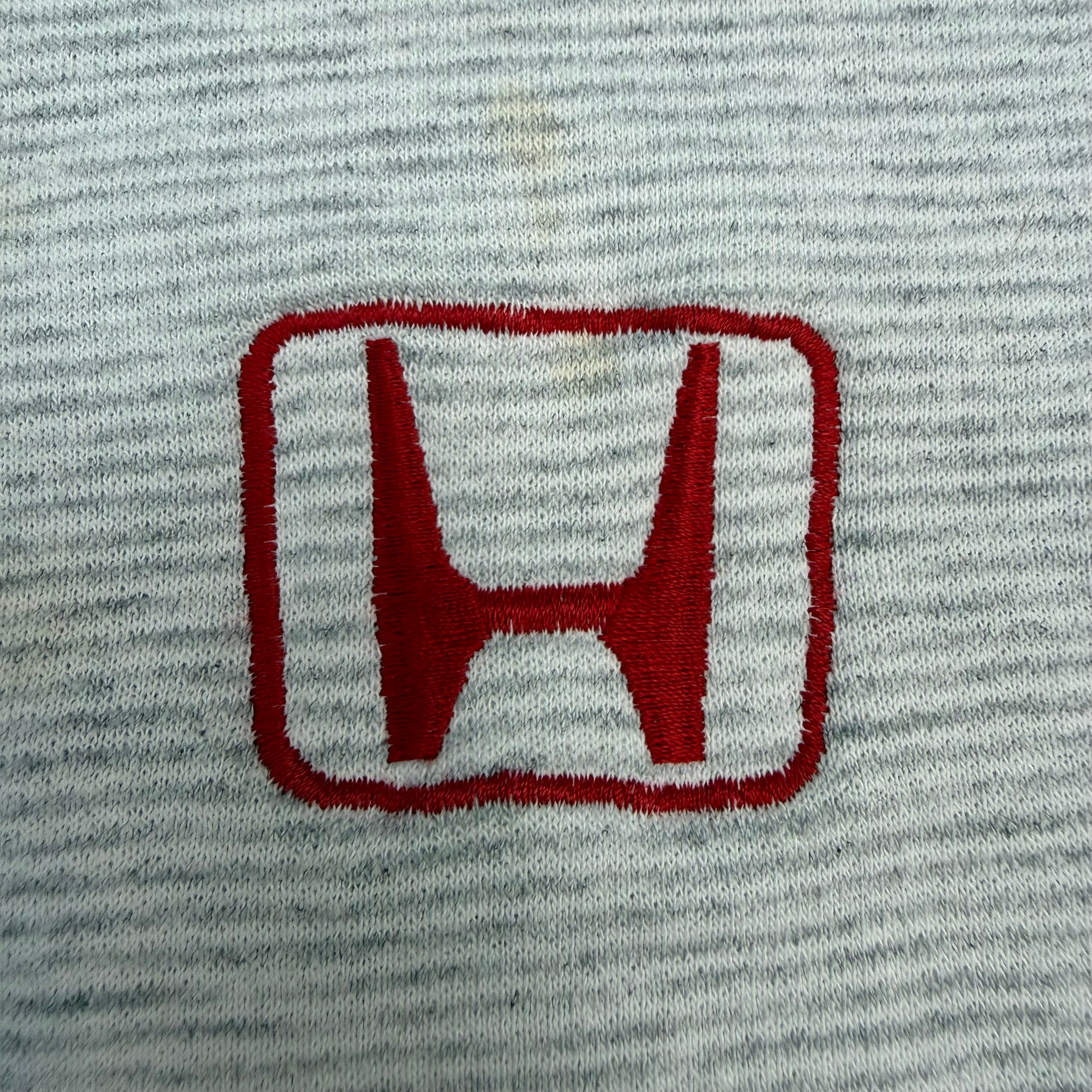 Vintage Honda Performance Pinstripe Crewneck Grey