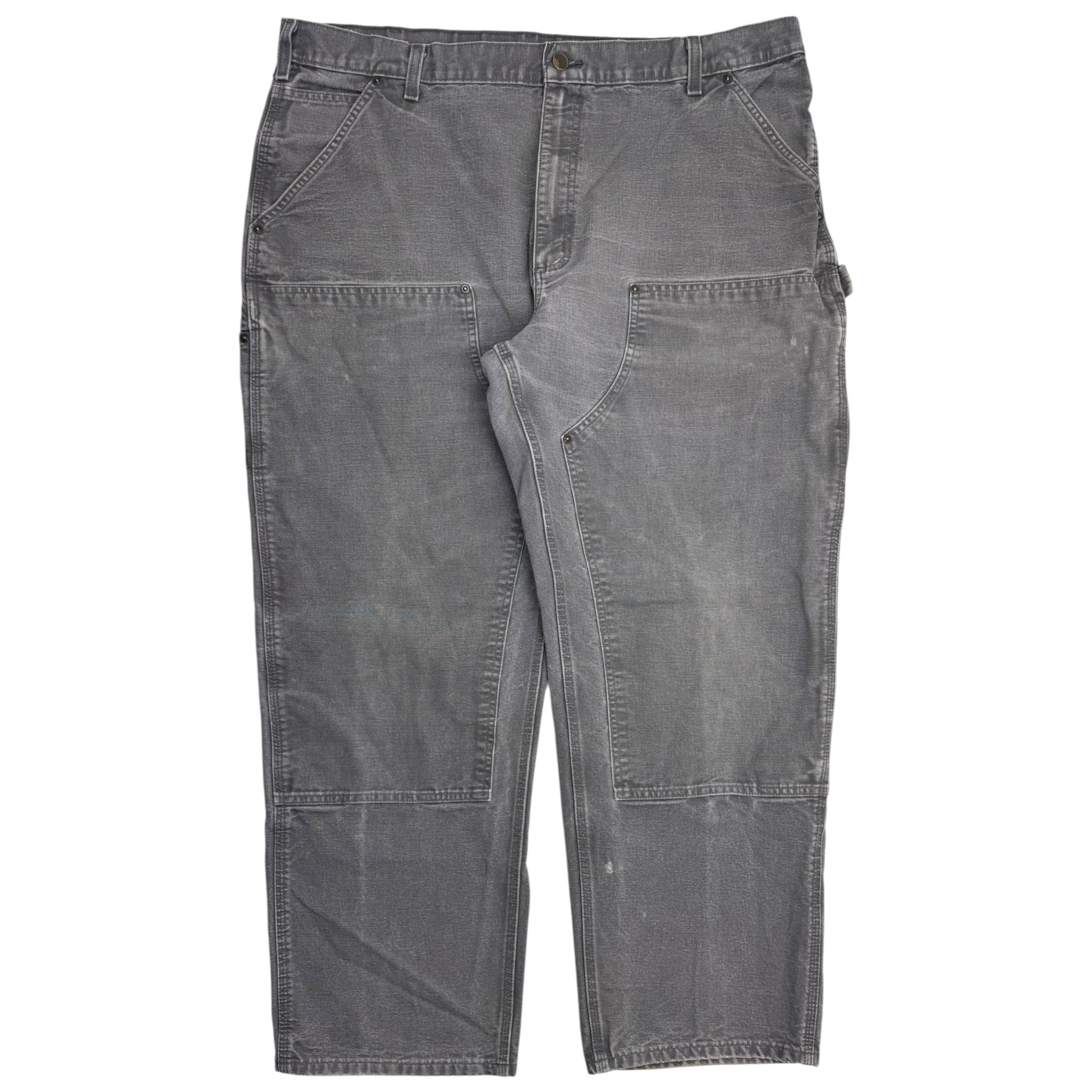 Vintage Carhartt Double Knee Bottoms Faded Grey