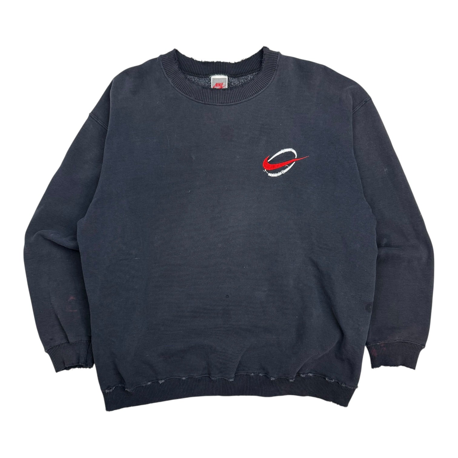 Vintage Nike Logo Crewneck Black