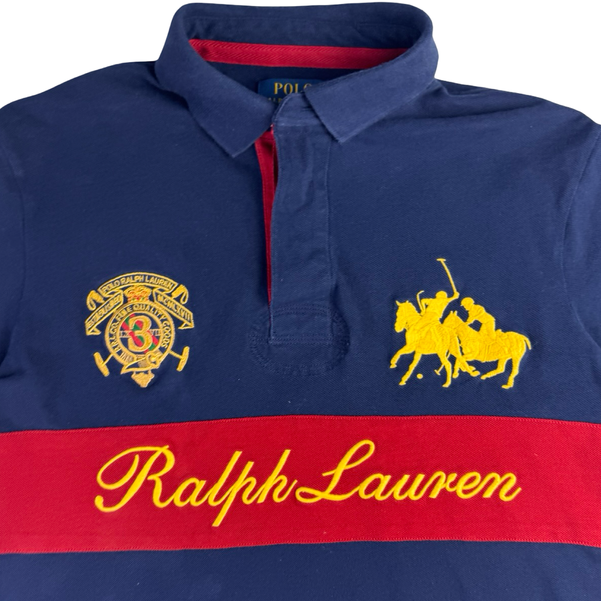 Polo Ralph Lauren Big Pony’s Striped Polo Shirt Navy/Red