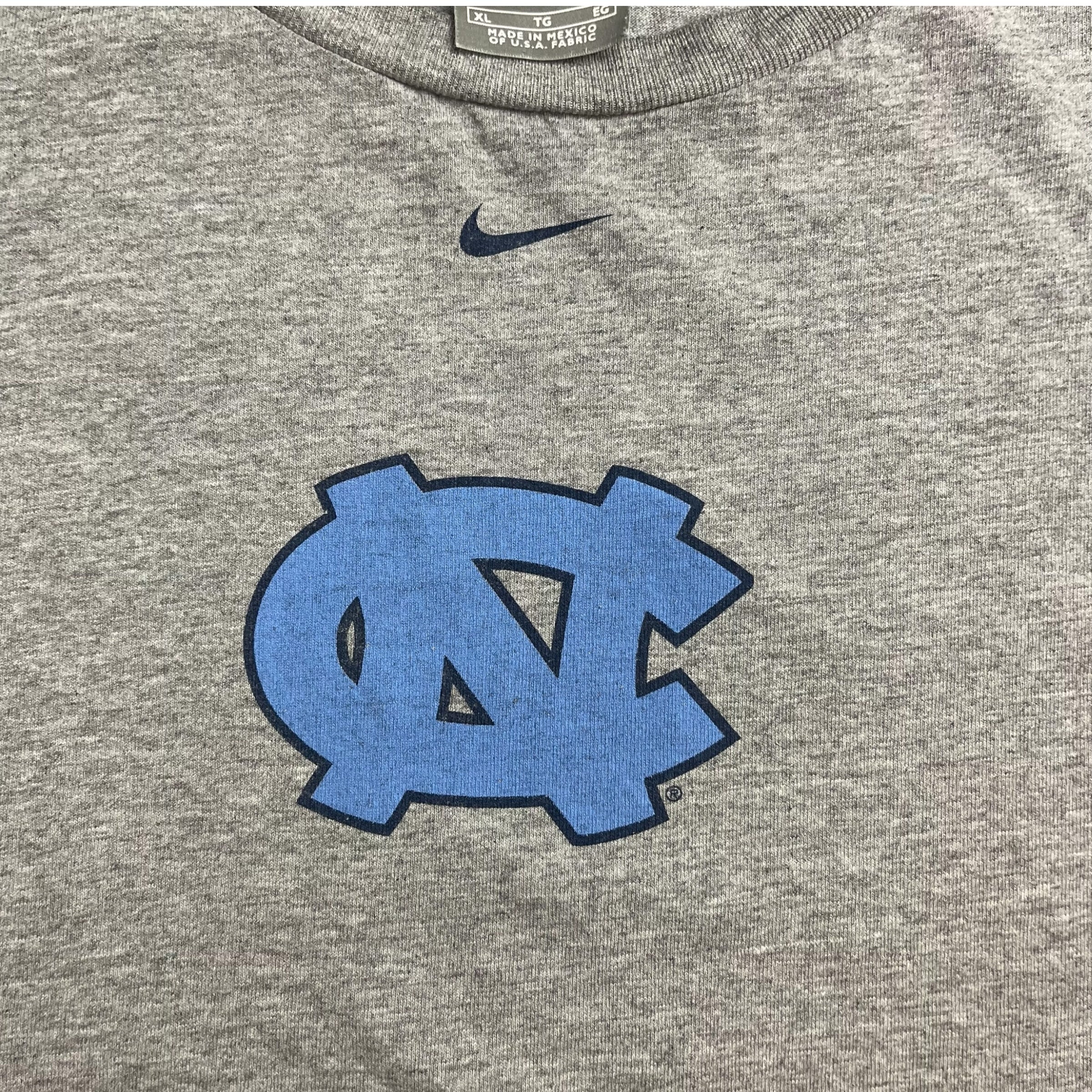 Vintage Nike North Carolina Tar Heels Tee Grey