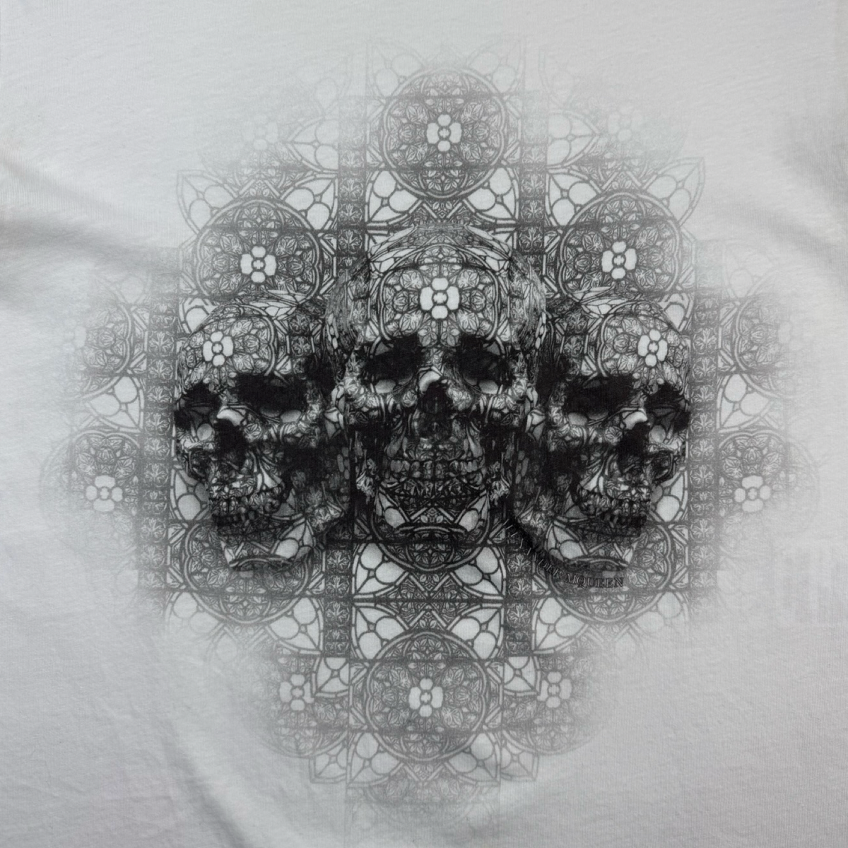 Alexander McQueen Geometric Skulls T-Shirt