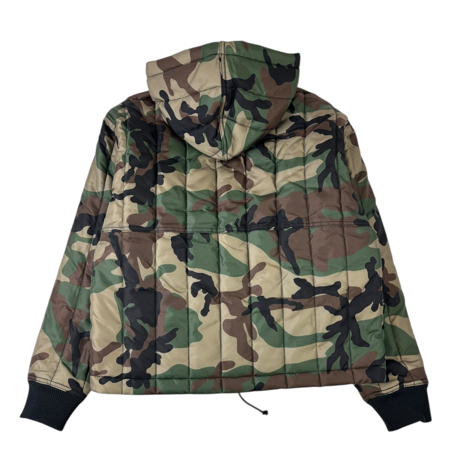 Stussy Nylon Quilted Work Jacket Woodland Camo
