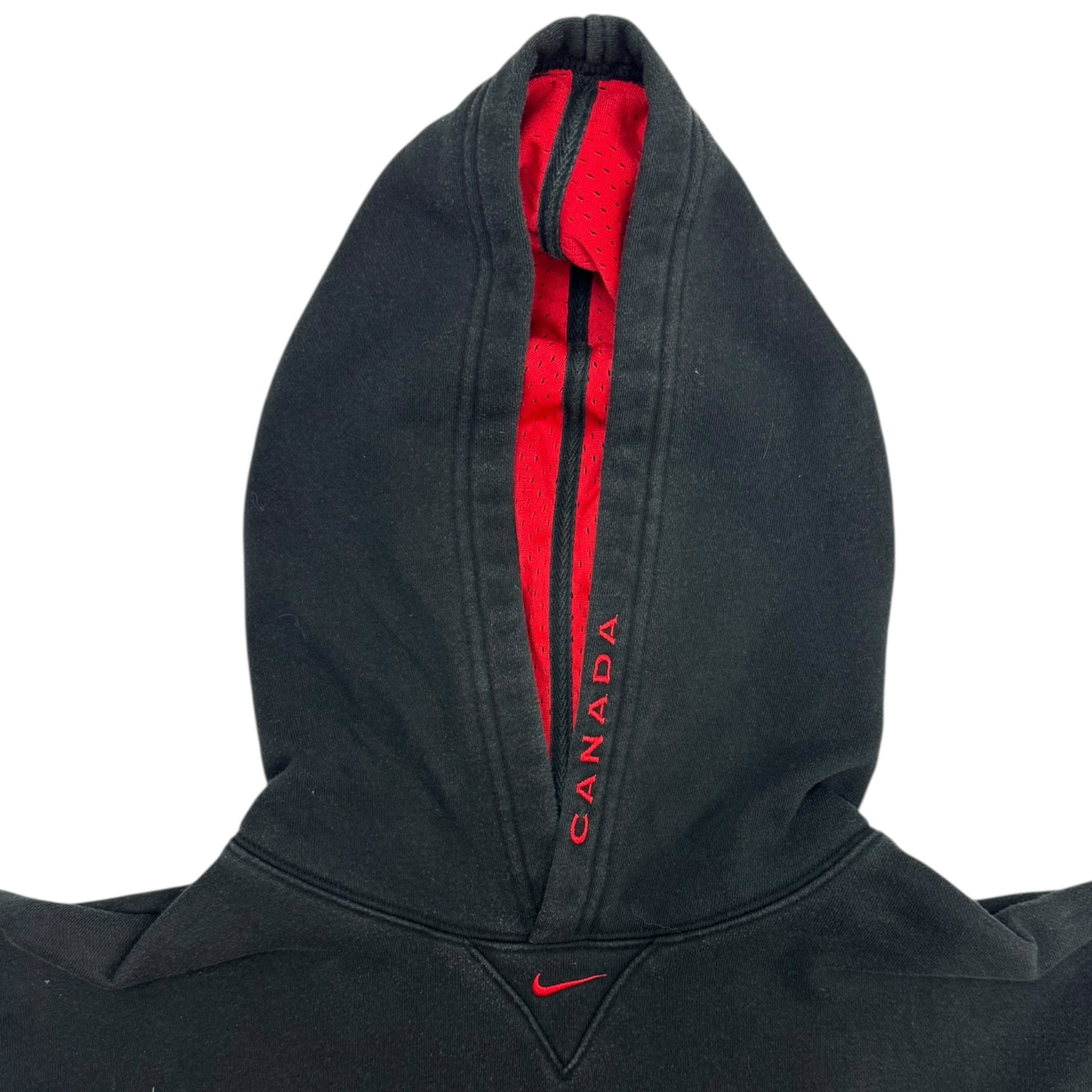Vintage Nike Team Canada Center Check Hoodie