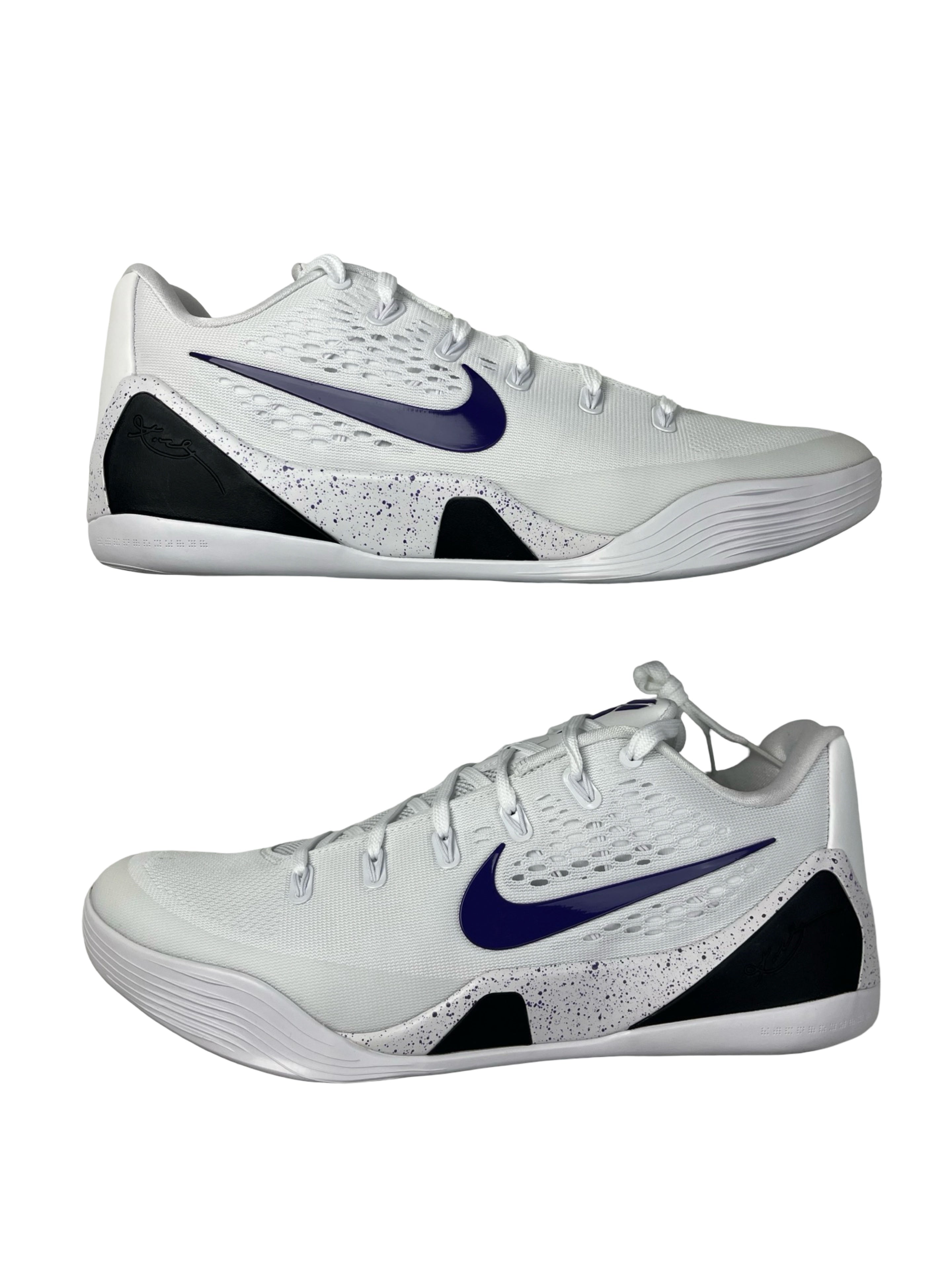 Nike Kobe 9 Elite Low EM Protro White Court Purple (Used)