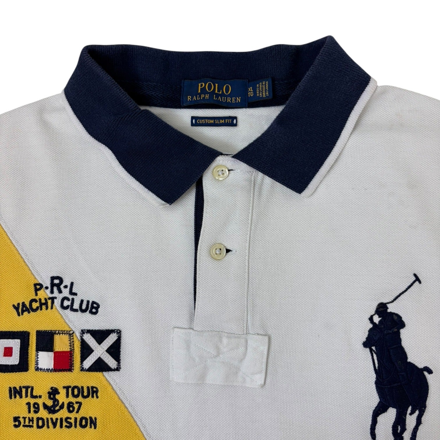 Polo Ralph Lauren Big Pony Yacht Club Shirt White/Navy