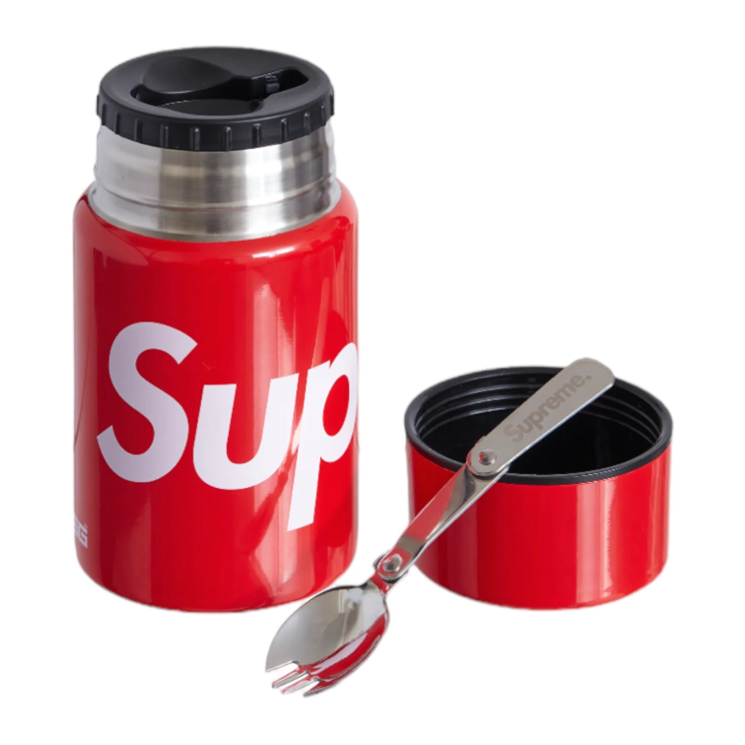 Supreme SIGG 0.75L Food Jar - Red Stainless Steel Container