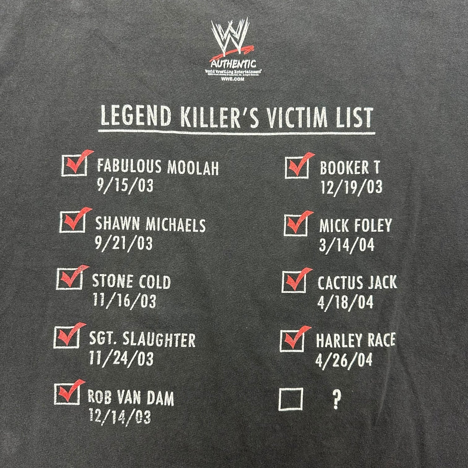 Vintage WWE Randy Orton ‘Legend Killer Tour’ Tee Black