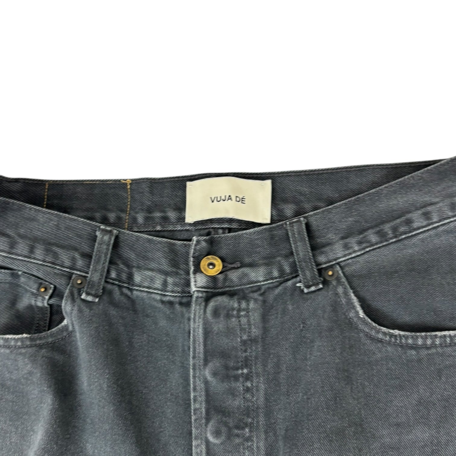 Vuja De Baggy Denim Jean Washed Black