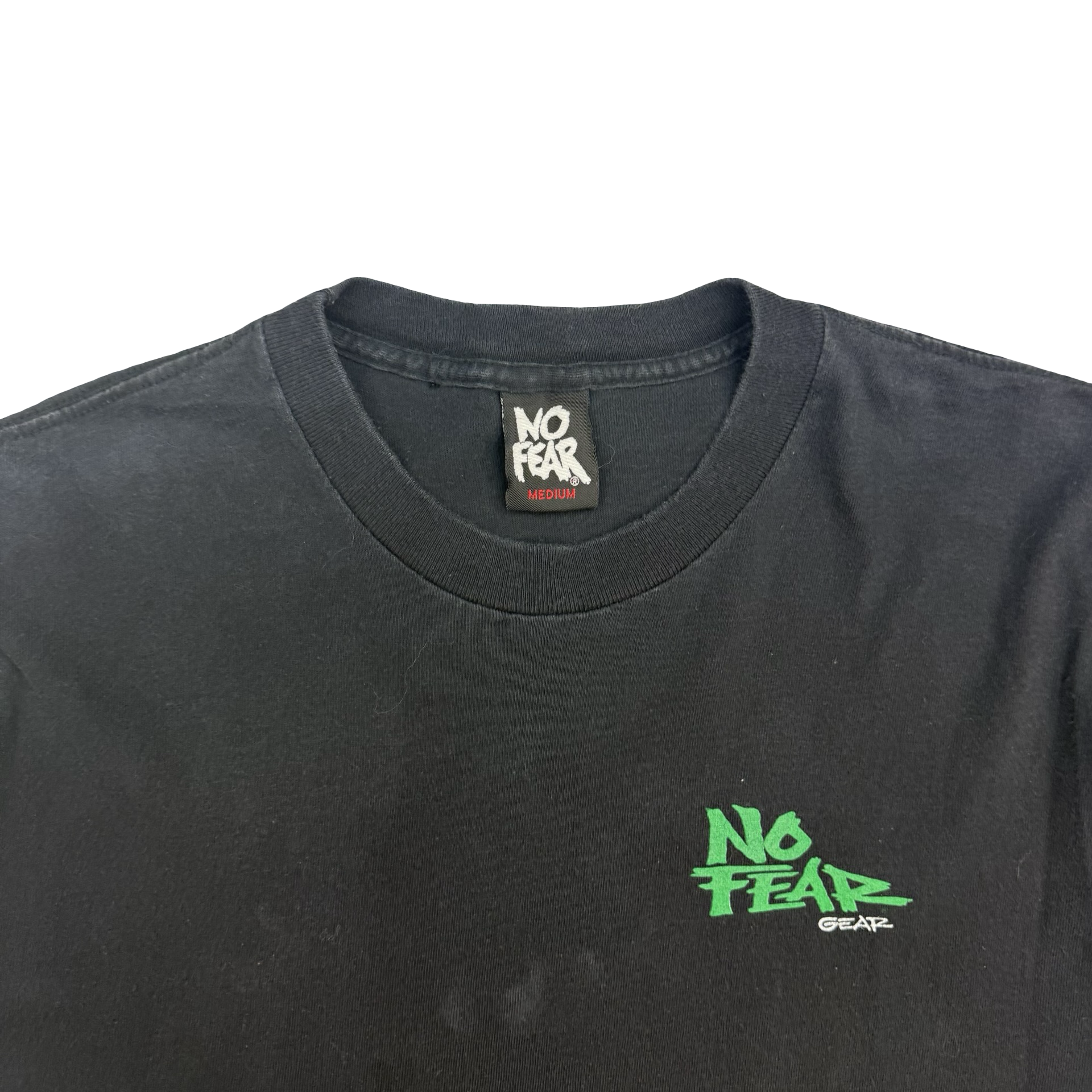 Vintage No Fear ‘Living..Worth Dying For…’ Tee Black