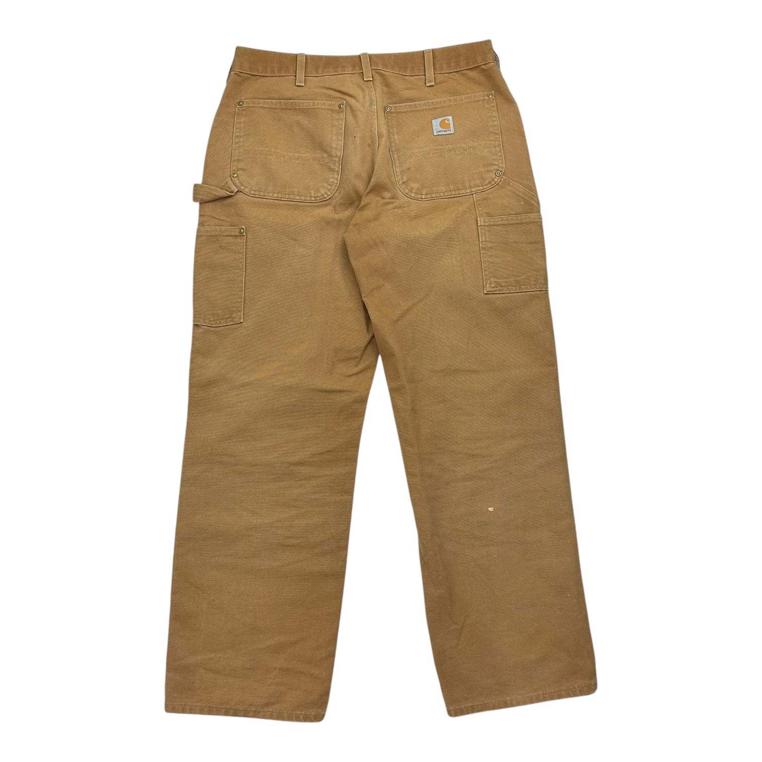 Vintage Carhartt Made In USA Double Knee Pants Tan