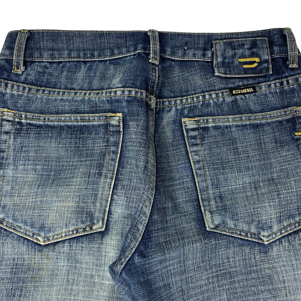 Vintage Y2K Diesel Jeans Denim Bottoms Navy/Cream Wash