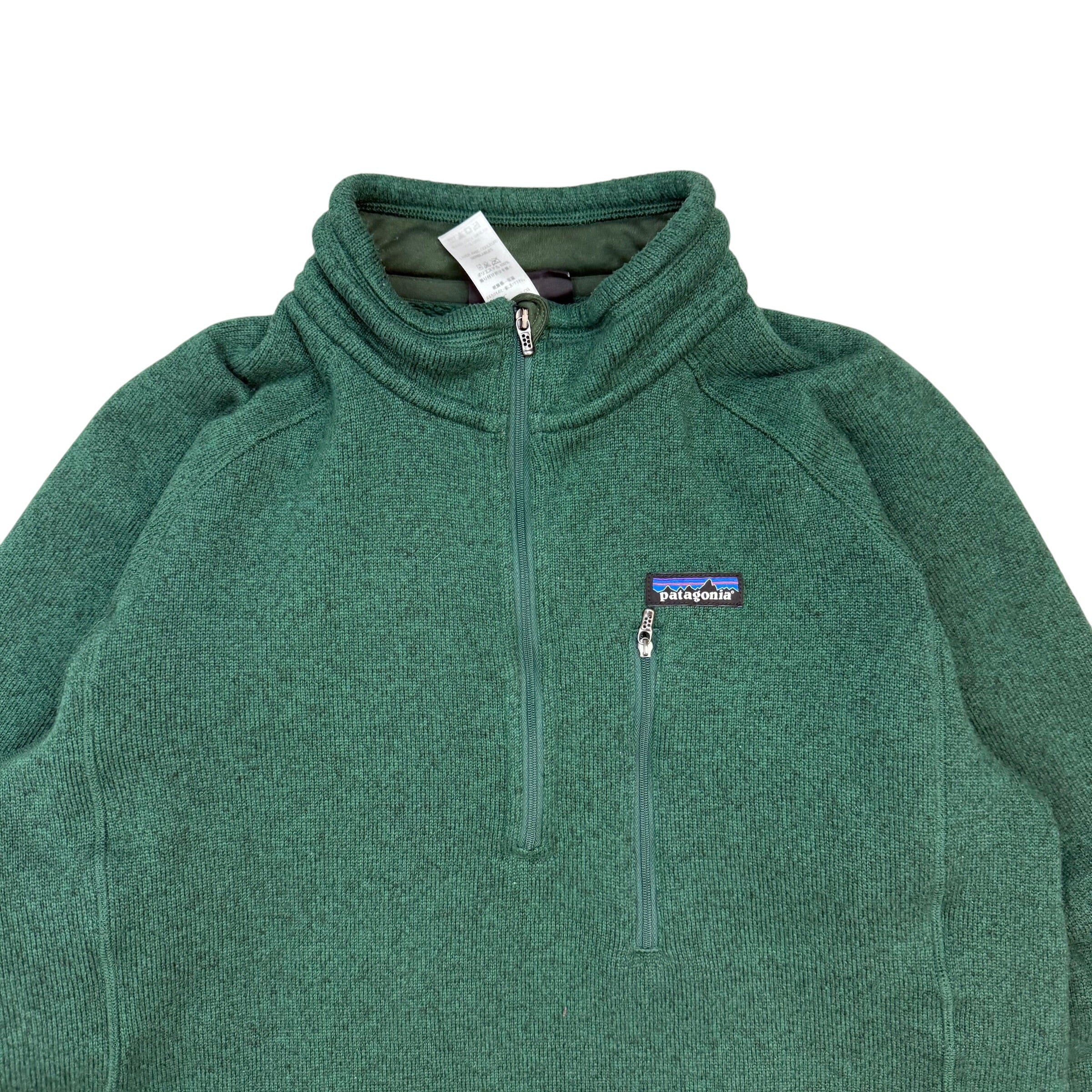 Vintage Patagonia Quarter Zip Fleece Green