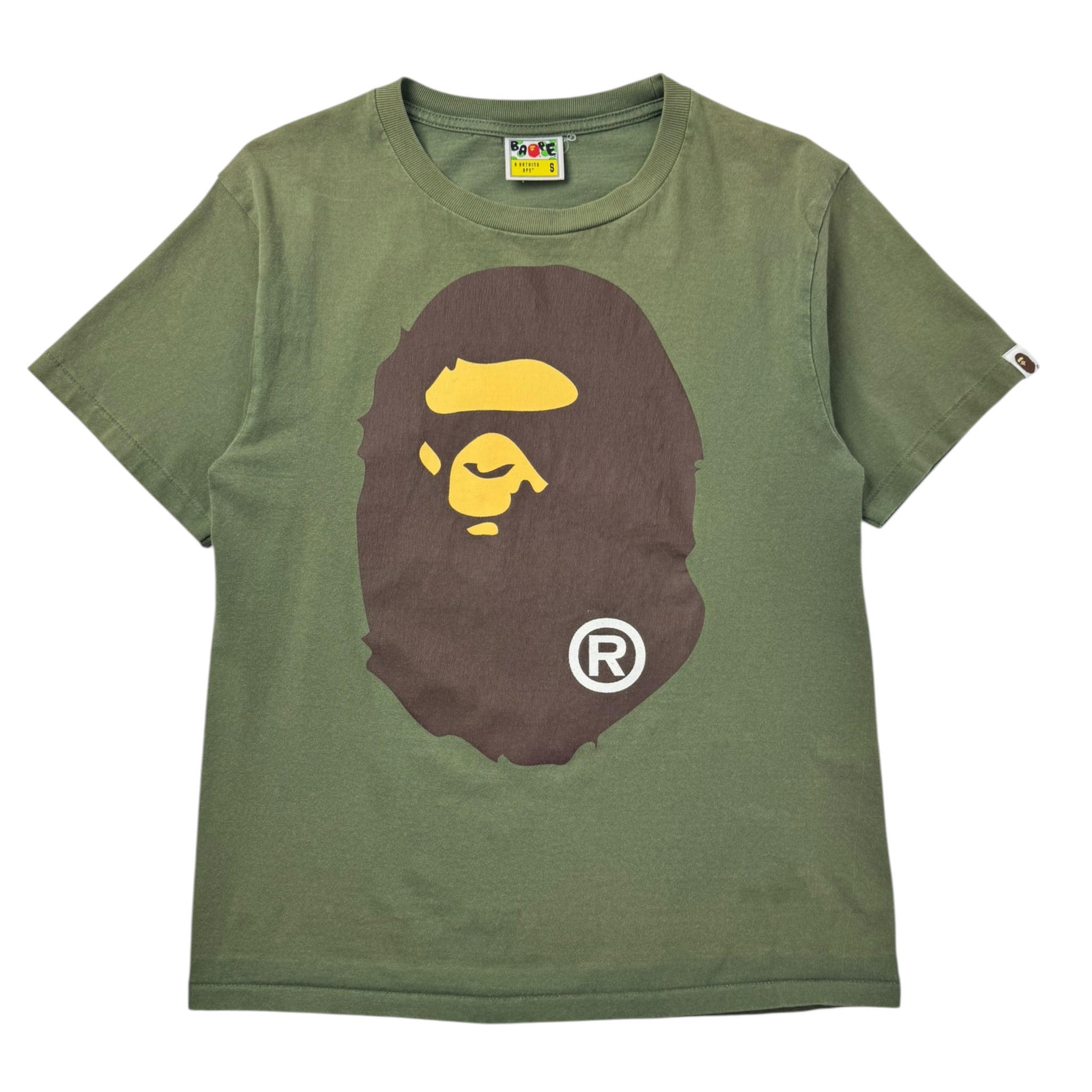 BAPE Big Ape Head Tee Olive Drab