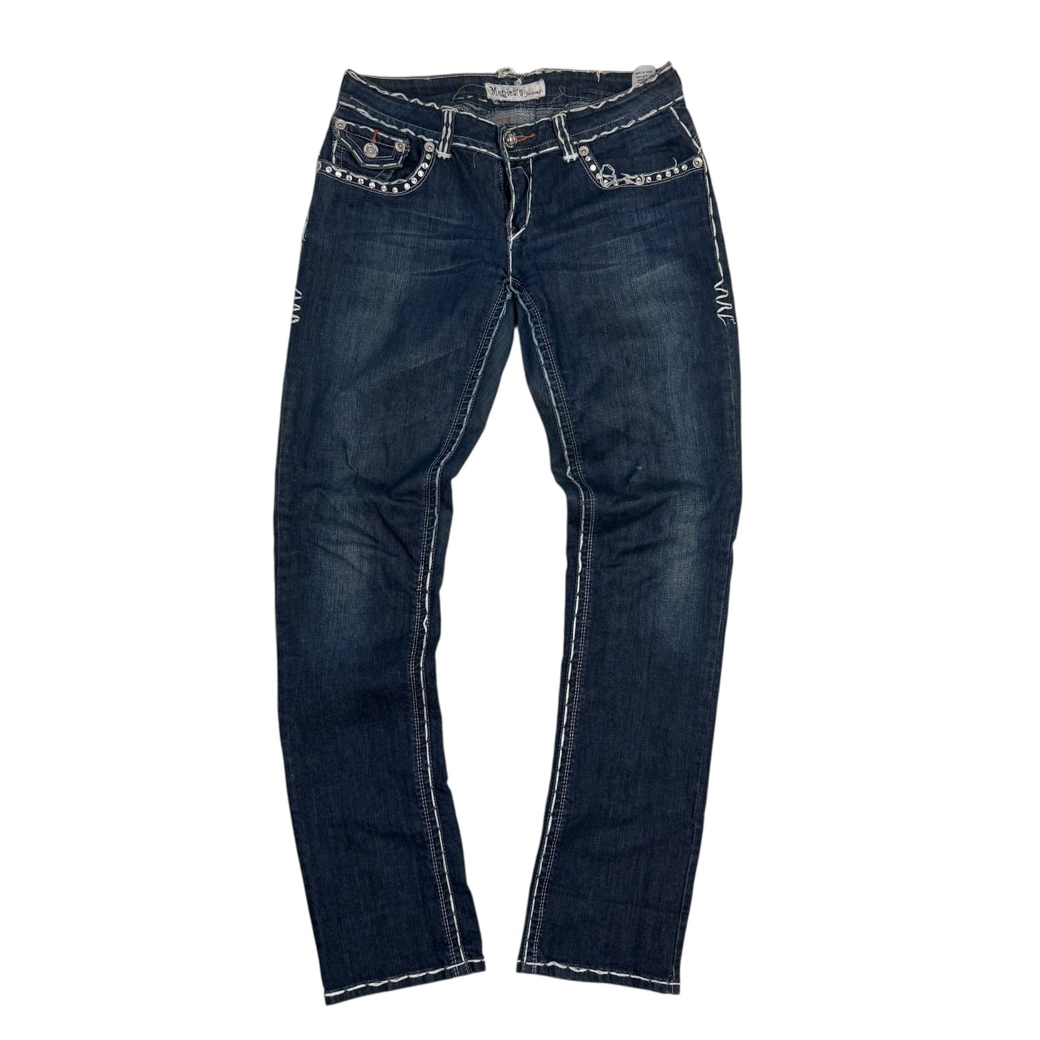 (W) Vintage Monica’s Jeans Denim Pants Dark Wash