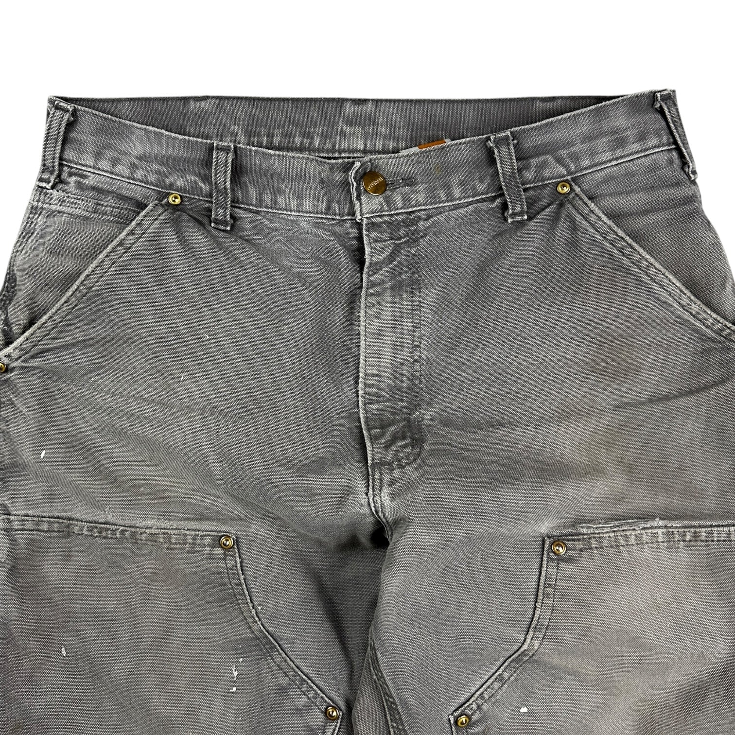Vintage Carhartt Double Knee Cargos Light Grey